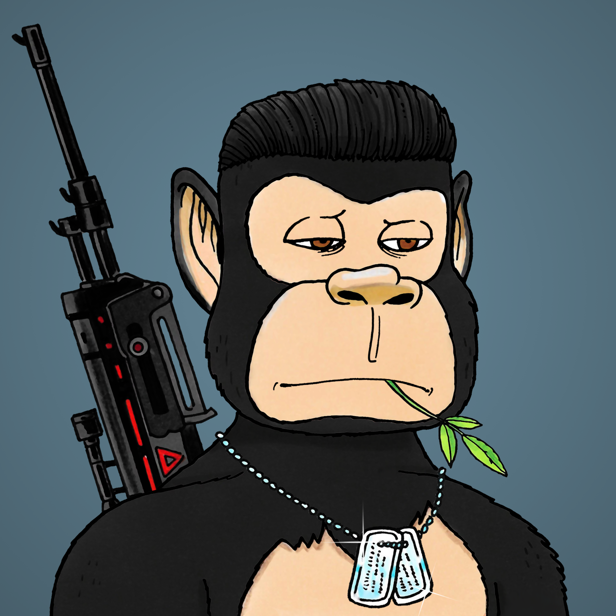 George Trosley - Jungle Freaks - Jungle Freak 9774 - NFT # 9774