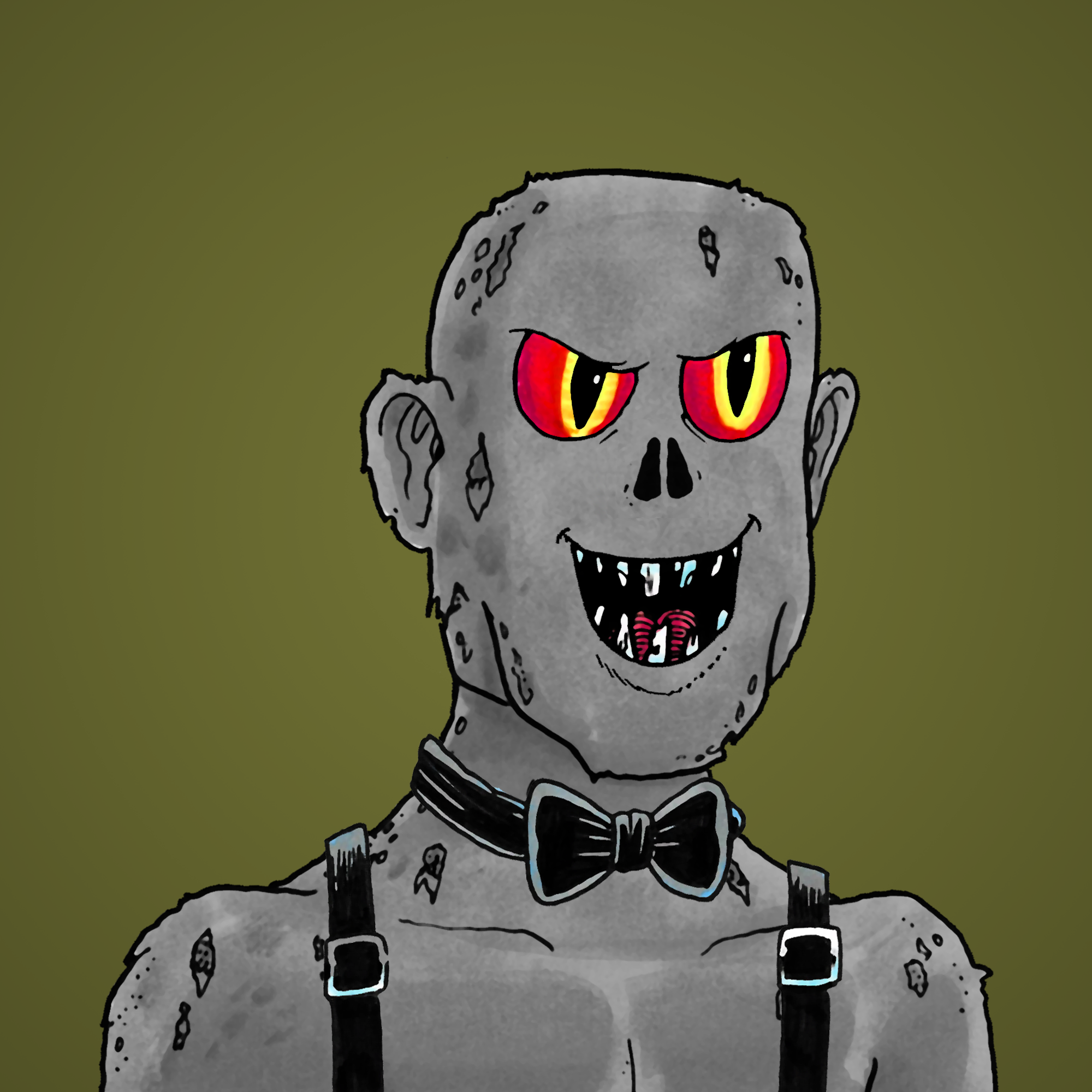 George Trosley - Jungle Freaks - Jungle Freak 9775 - NFT # 9775