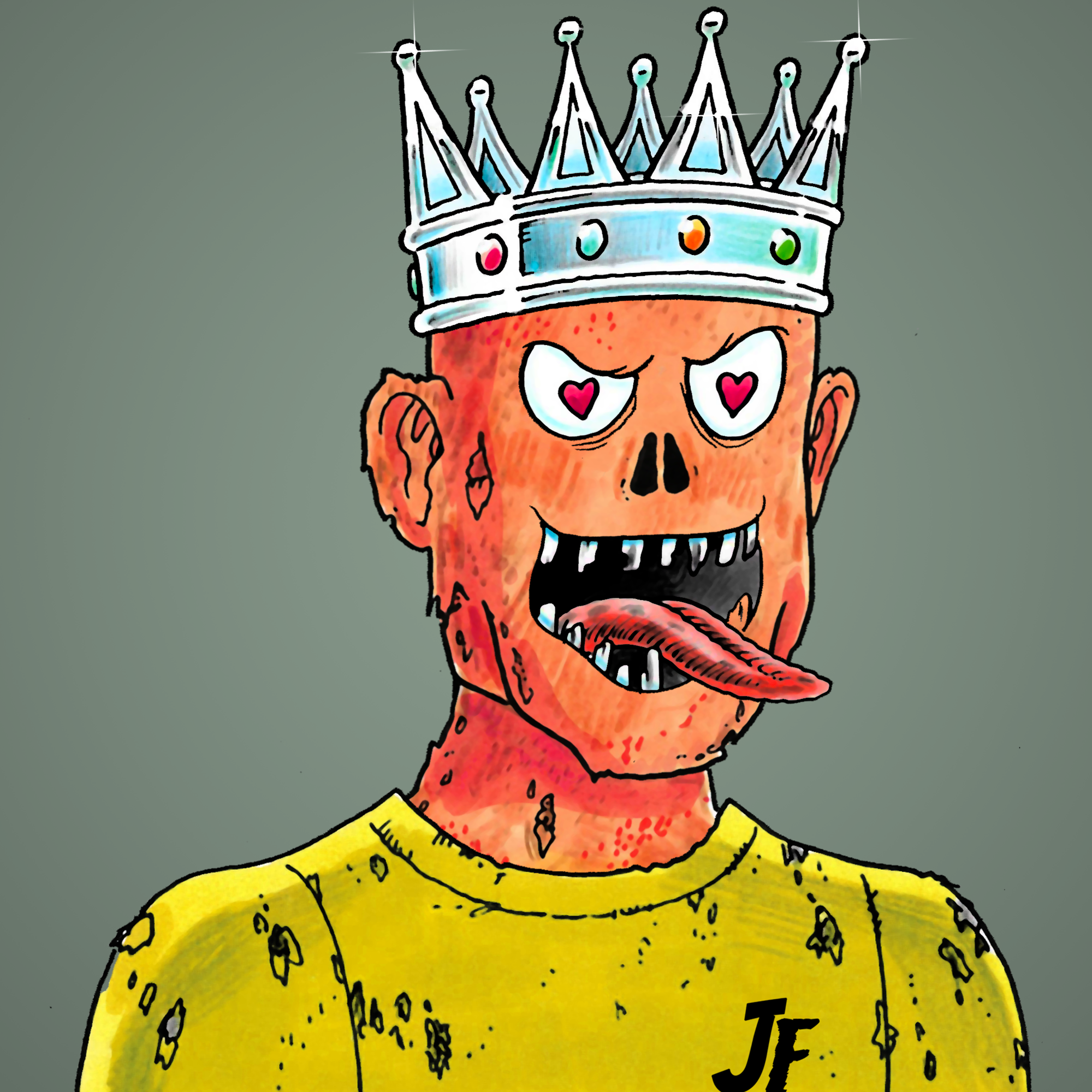 George Trosley - Jungle Freaks - Jungle Freak 9776 - NFT # 9776