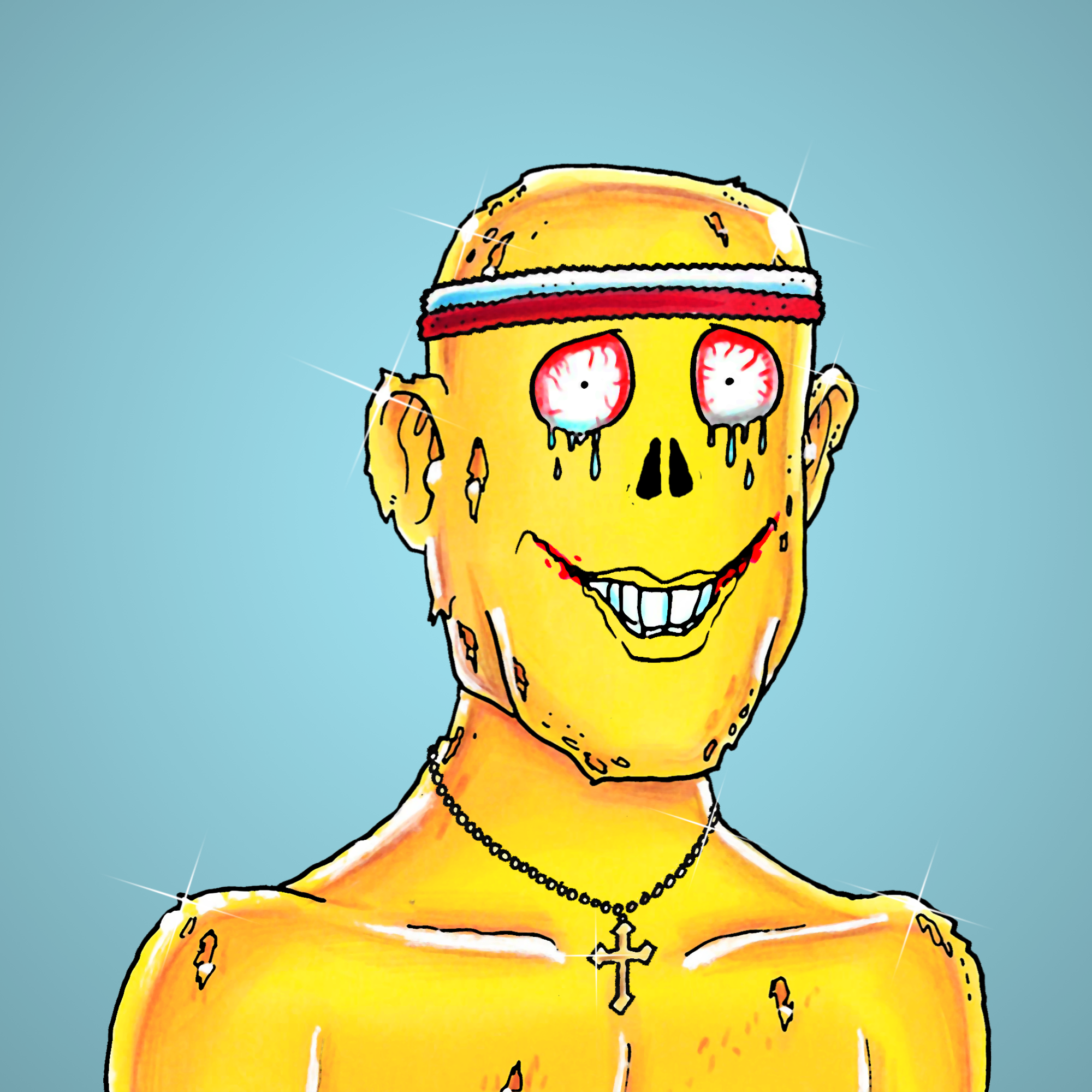 George Trosley - Jungle Freaks - Jungle Freak 9777 - NFT # 9777