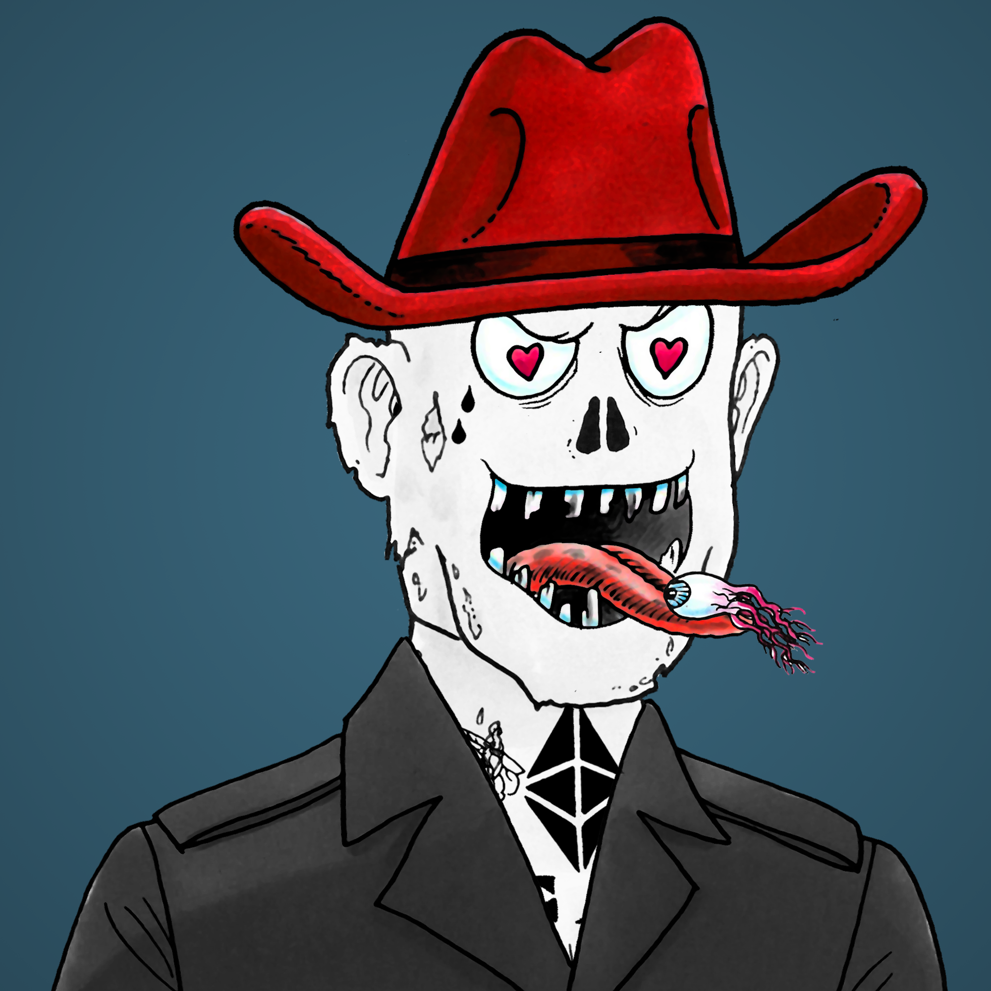 George Trosley - Jungle Freaks - Jungle Freak 9779 - NFT # 9779