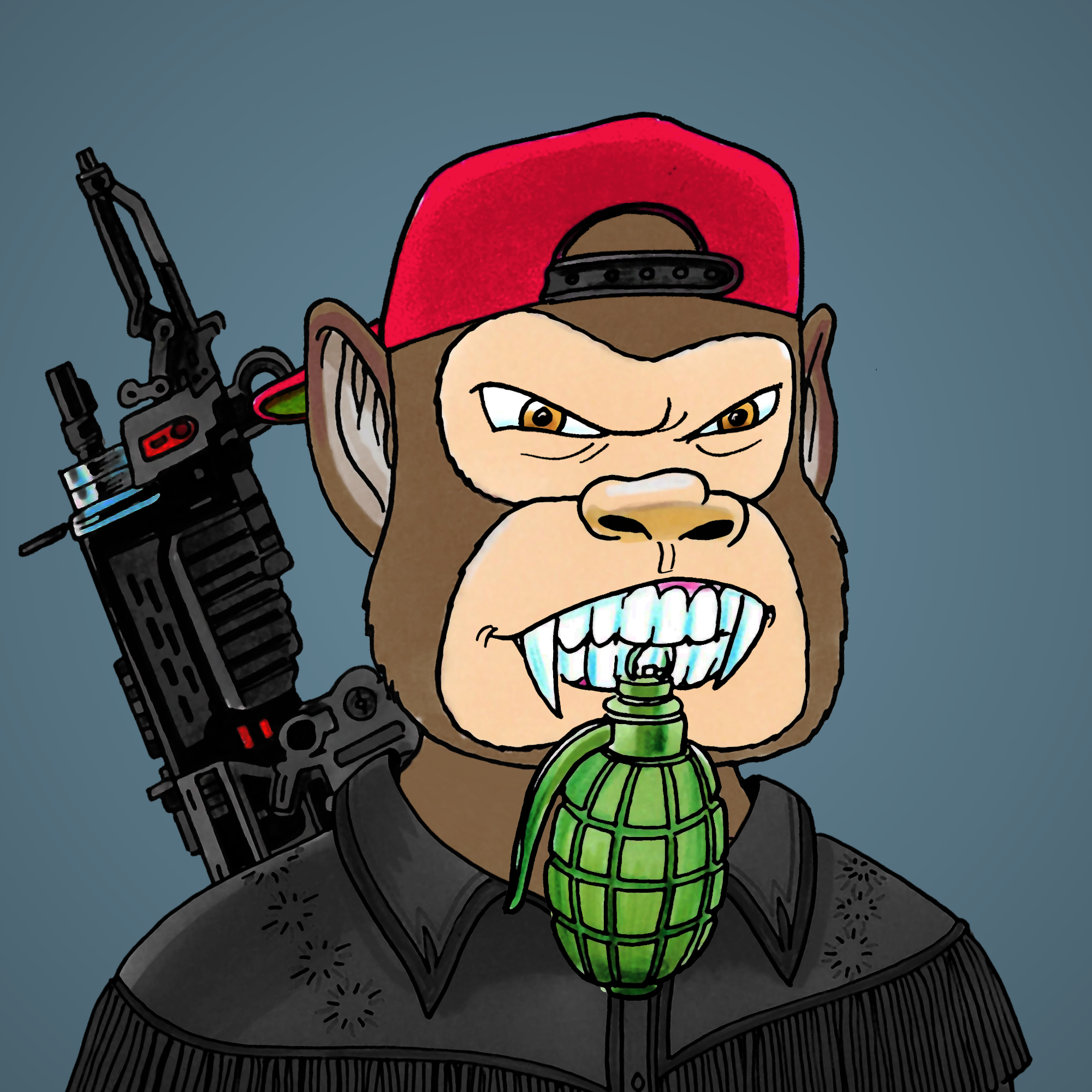 George Trosley - Jungle Freaks - Jungle Freak 978 - NFT # 978