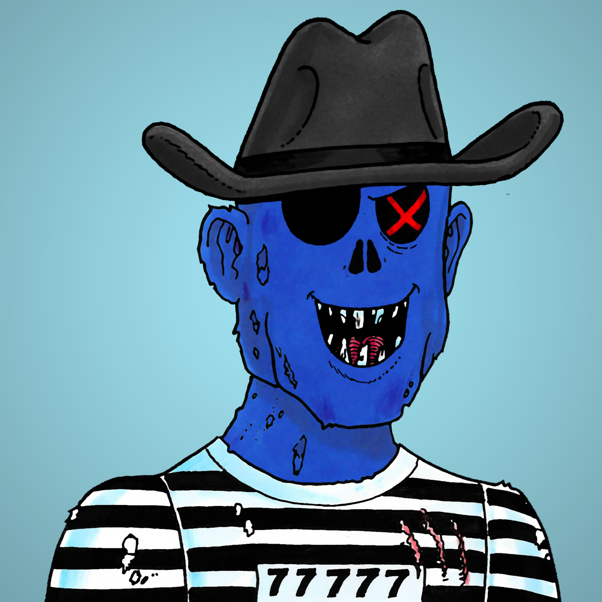 George Trosley - Jungle Freaks - Jungle Freak 9782 - NFT # 9782