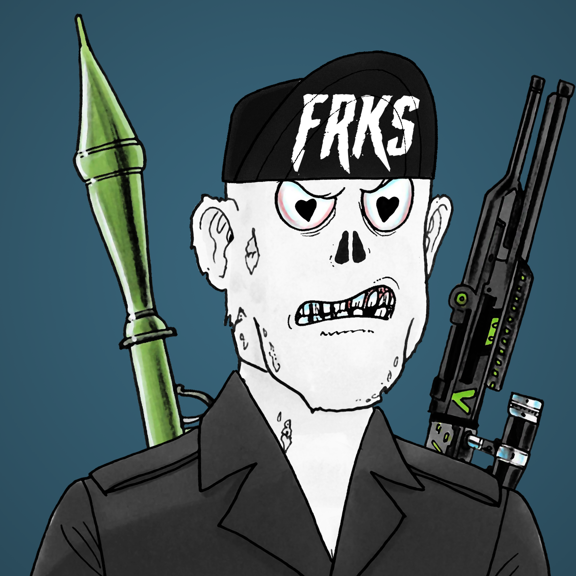 George Trosley - Jungle Freaks - Jungle Freak 9784 - NFT # 9784