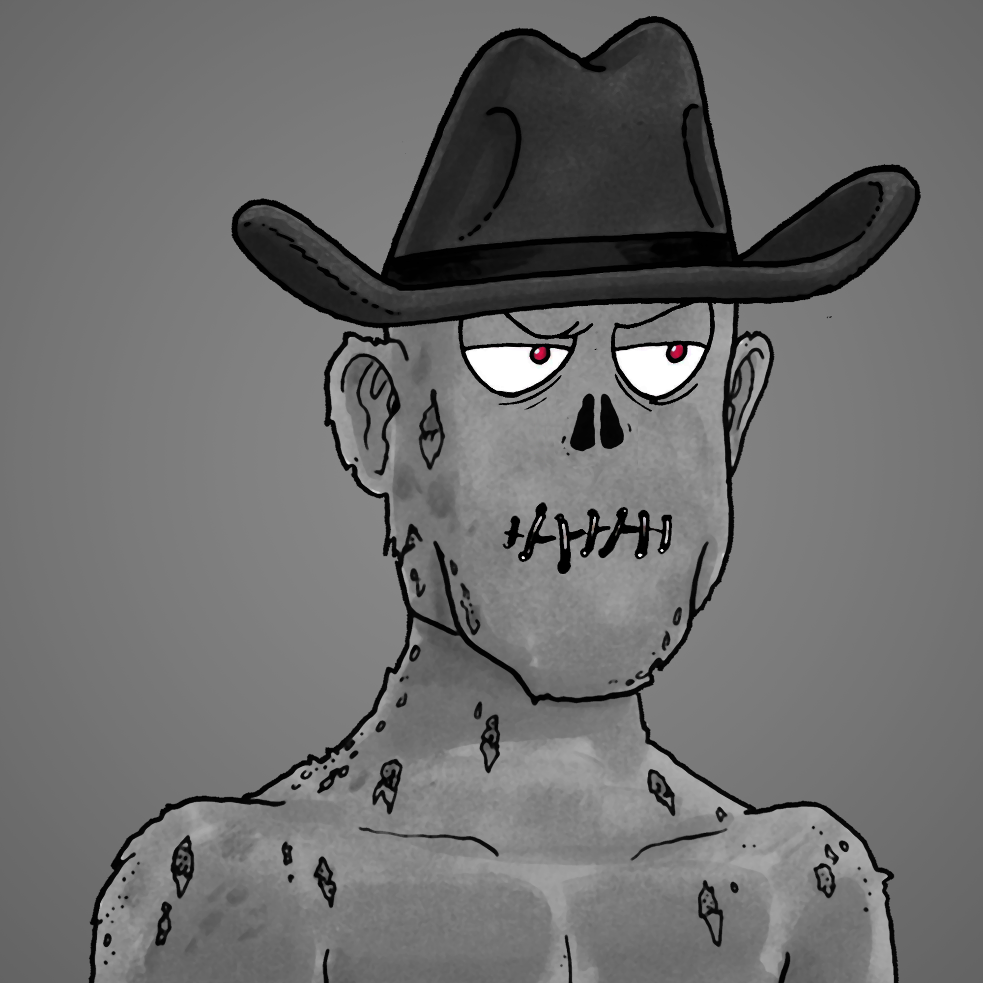 George Trosley - Jungle Freaks - Jungle Freak 9786 - NFT # 9786