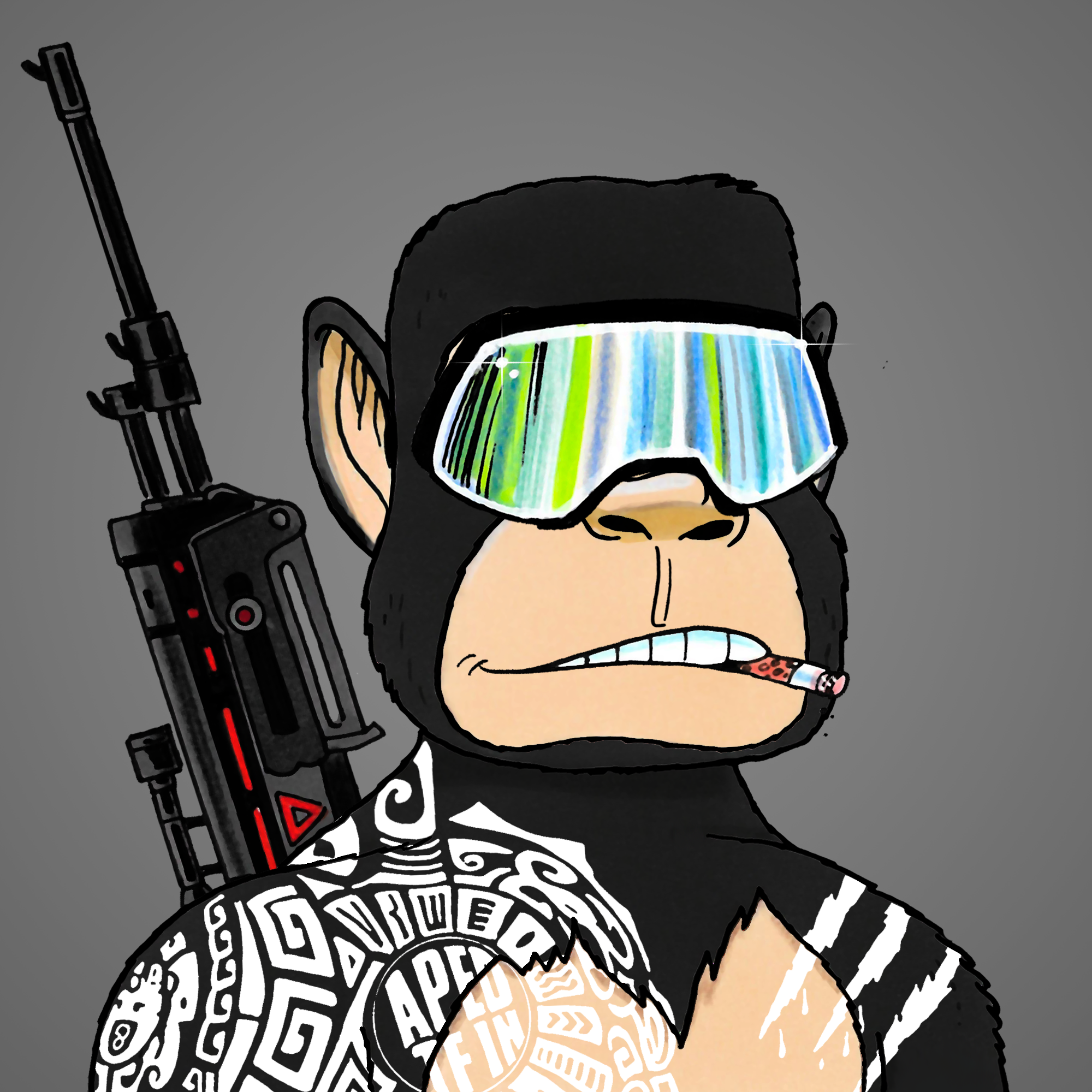 George Trosley - Jungle Freaks - Jungle Freak 9787 - NFT # 9787