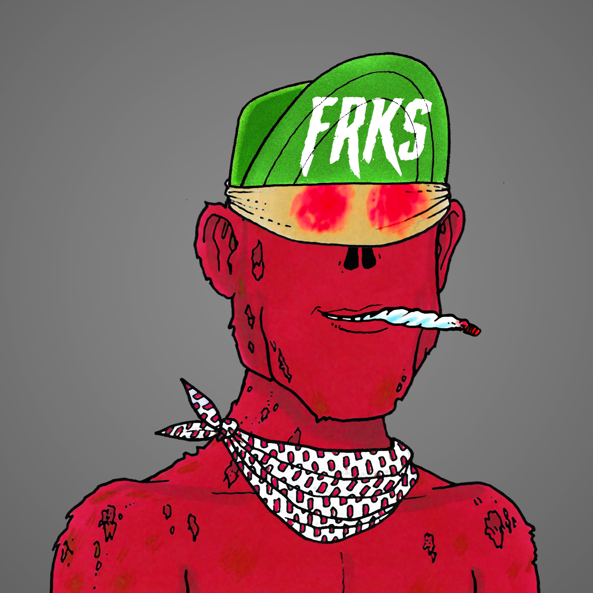 George Trosley - Jungle Freaks - Jungle Freak 9789 - NFT # 9789