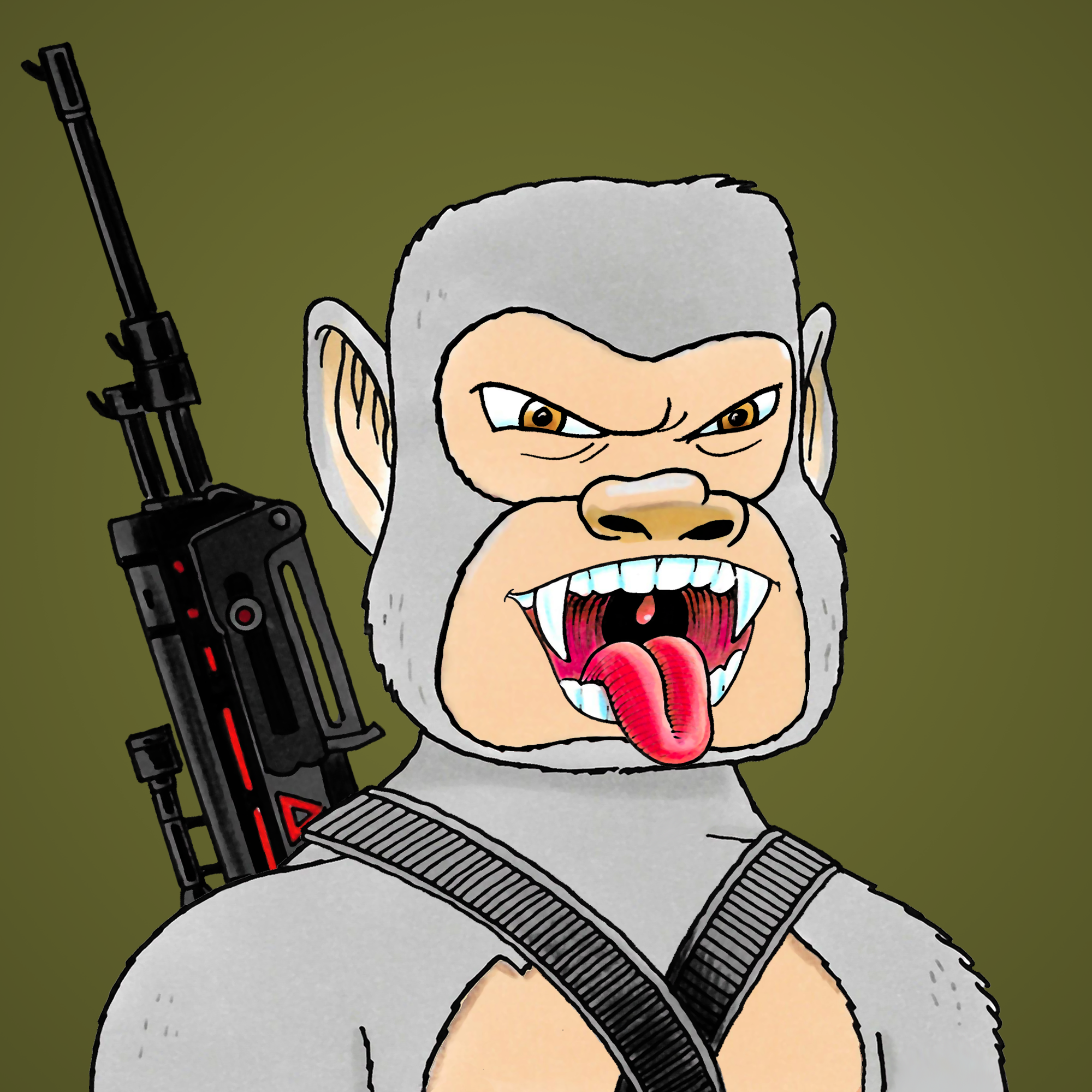 George Trosley - Jungle Freaks - Jungle Freak 979 - NFT # 979