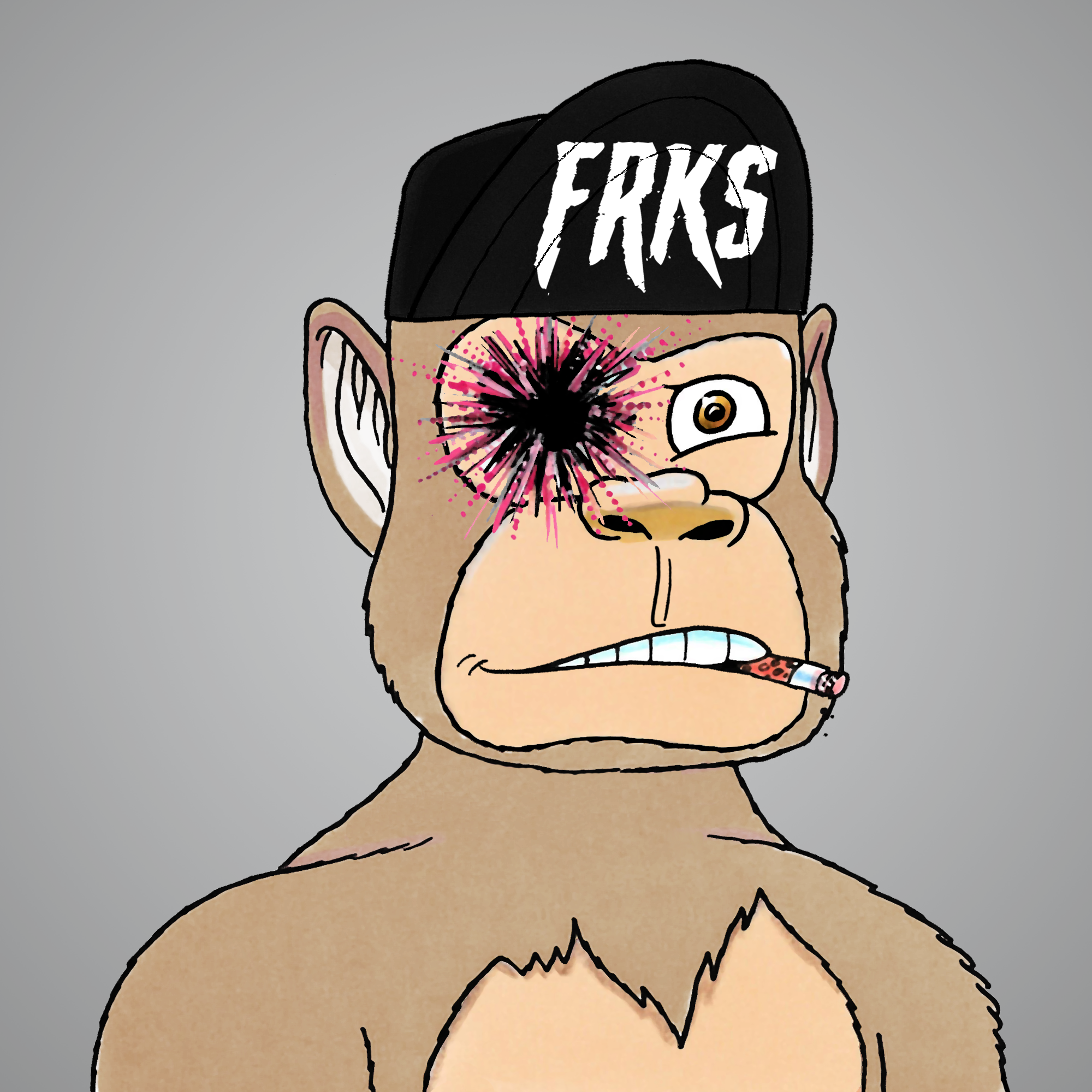 George Trosley - Jungle Freaks - Jungle Freak 9791 - NFT # 9791