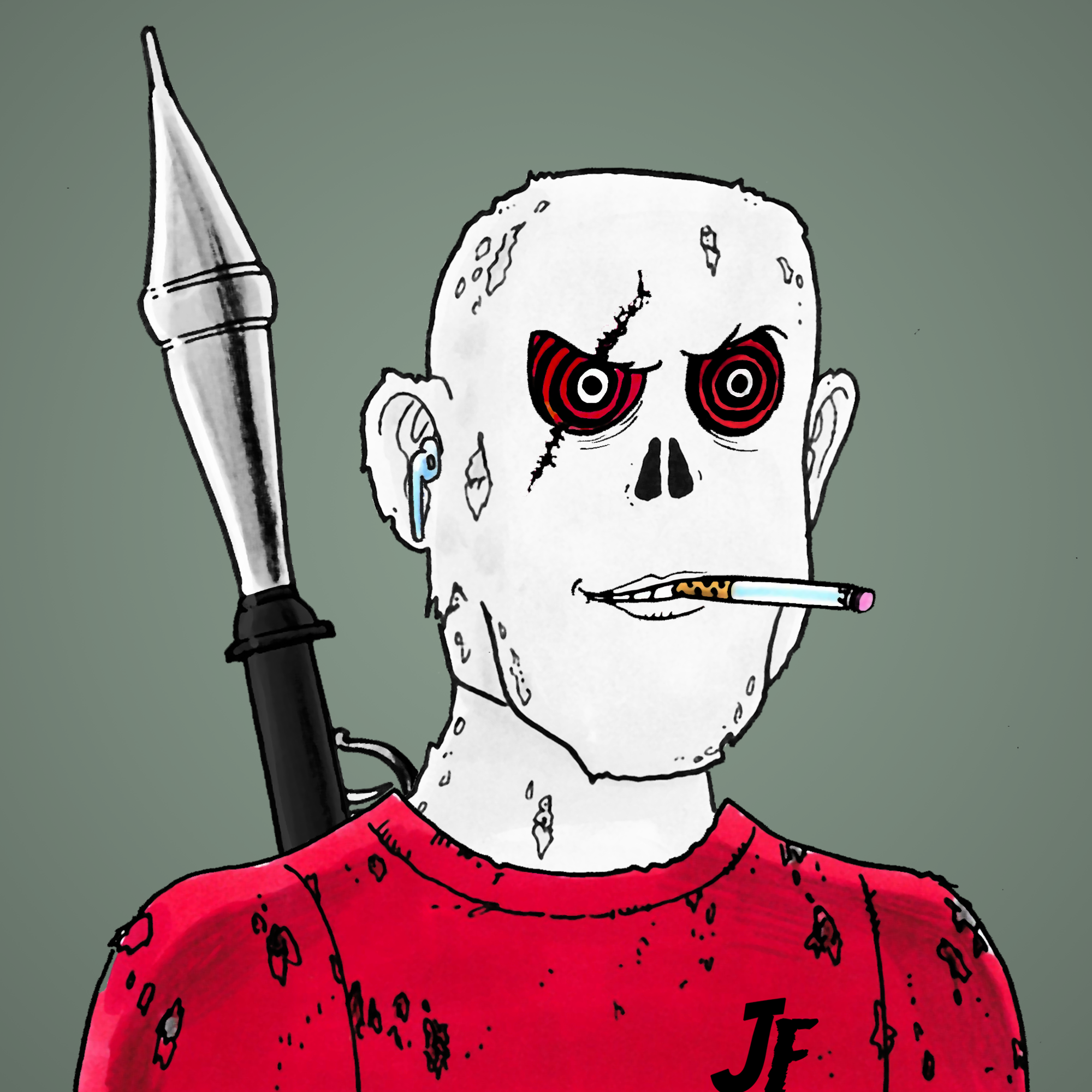 George Trosley - Jungle Freaks - Jungle Freak 9794 - NFT # 9794