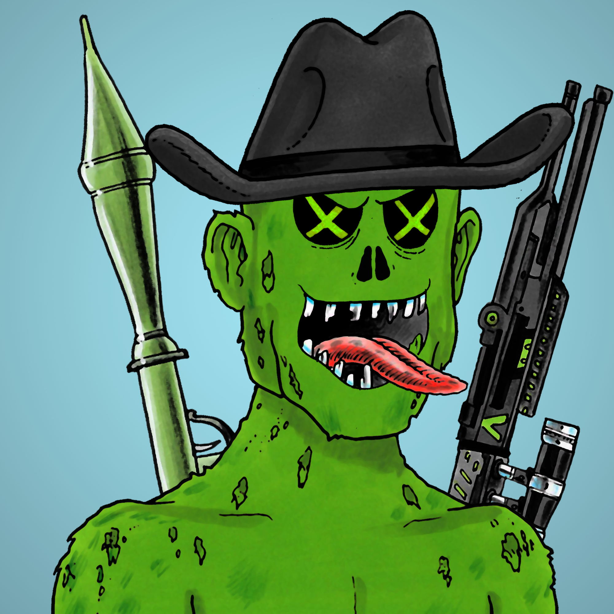 George Trosley - Jungle Freaks - Jungle Freak 9804 - NFT # 9804