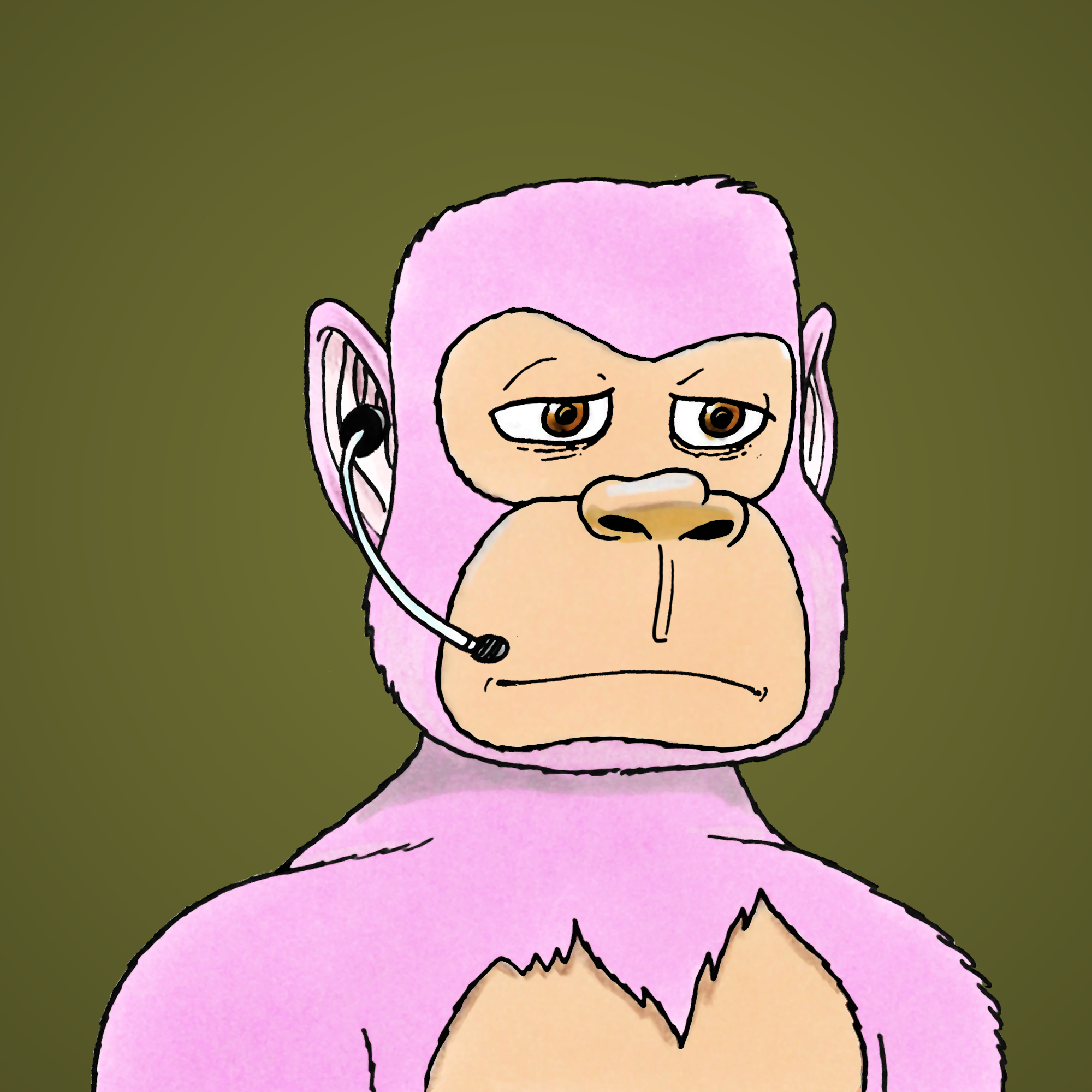 George Trosley - Jungle Freaks - Jungle Freak 9805 - NFT # 9805