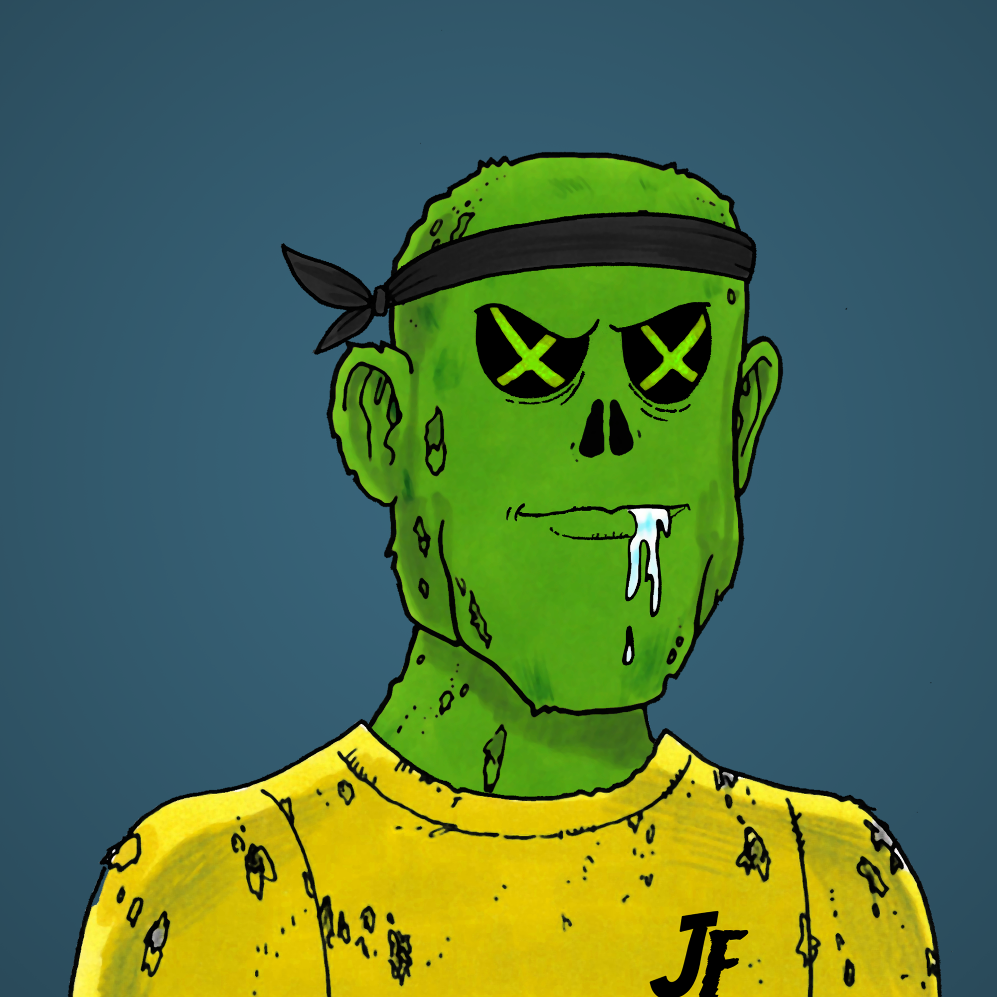 George Trosley - Jungle Freaks - Jungle Freak 9806 - NFT # 9806