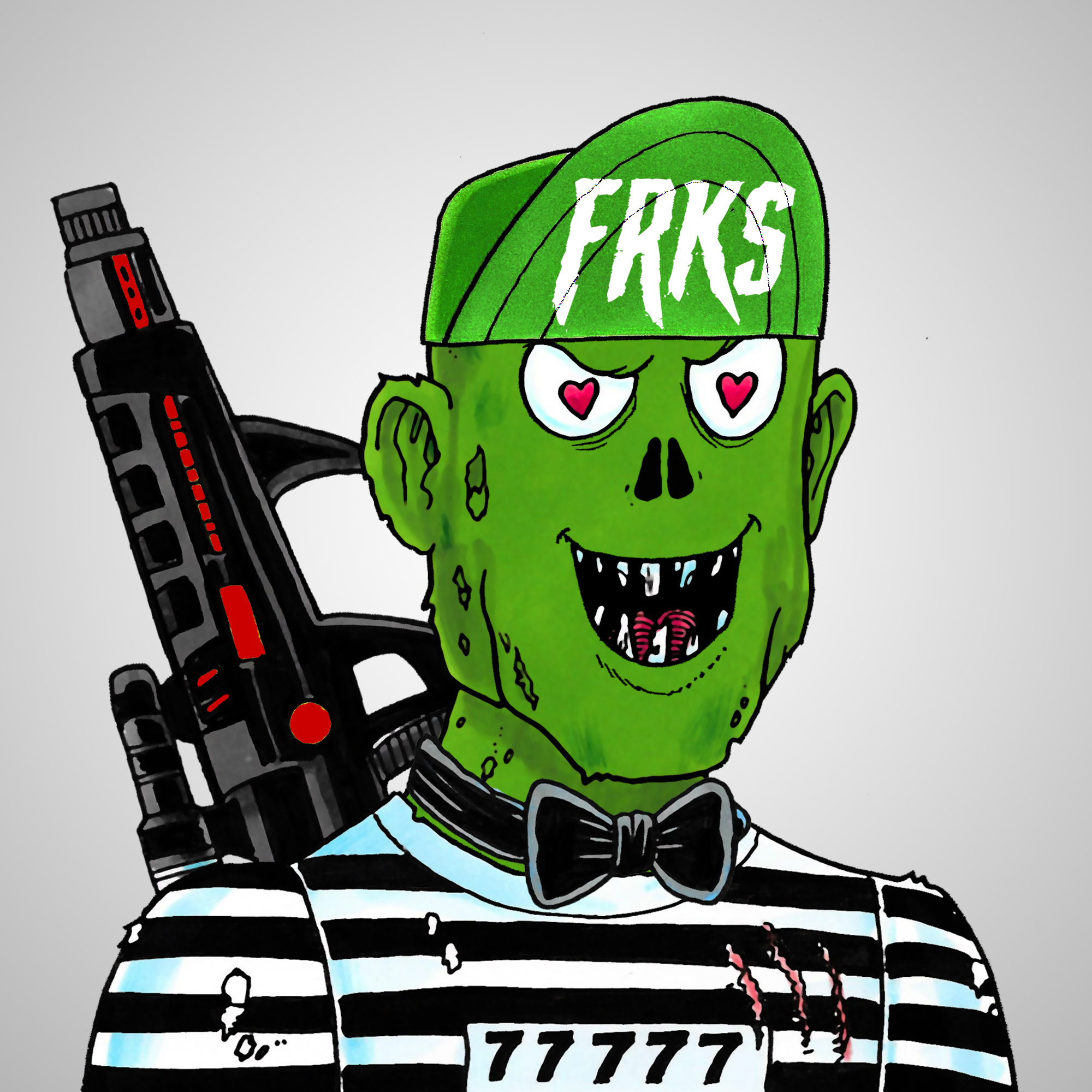 George Trosley - Jungle Freaks - Jungle Freak 9807 - NFT # 9807