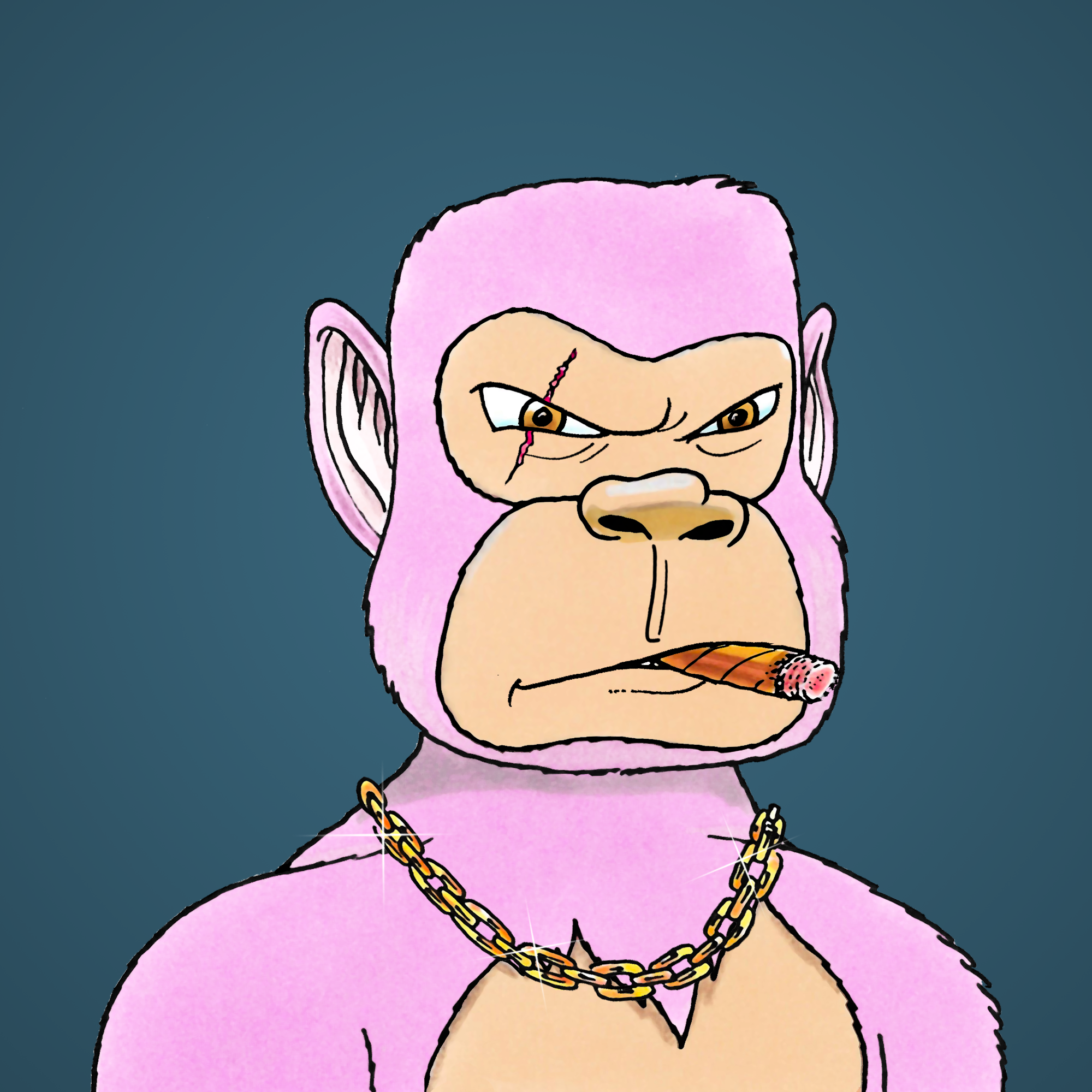 George Trosley - Jungle Freaks - Jungle Freak 9809 - NFT # 9809