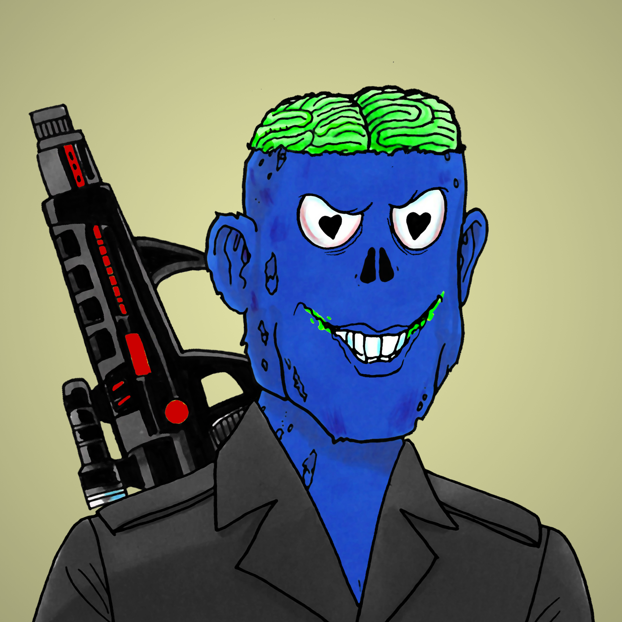 George Trosley - Jungle Freaks - Jungle Freak 9810 - NFT # 9810