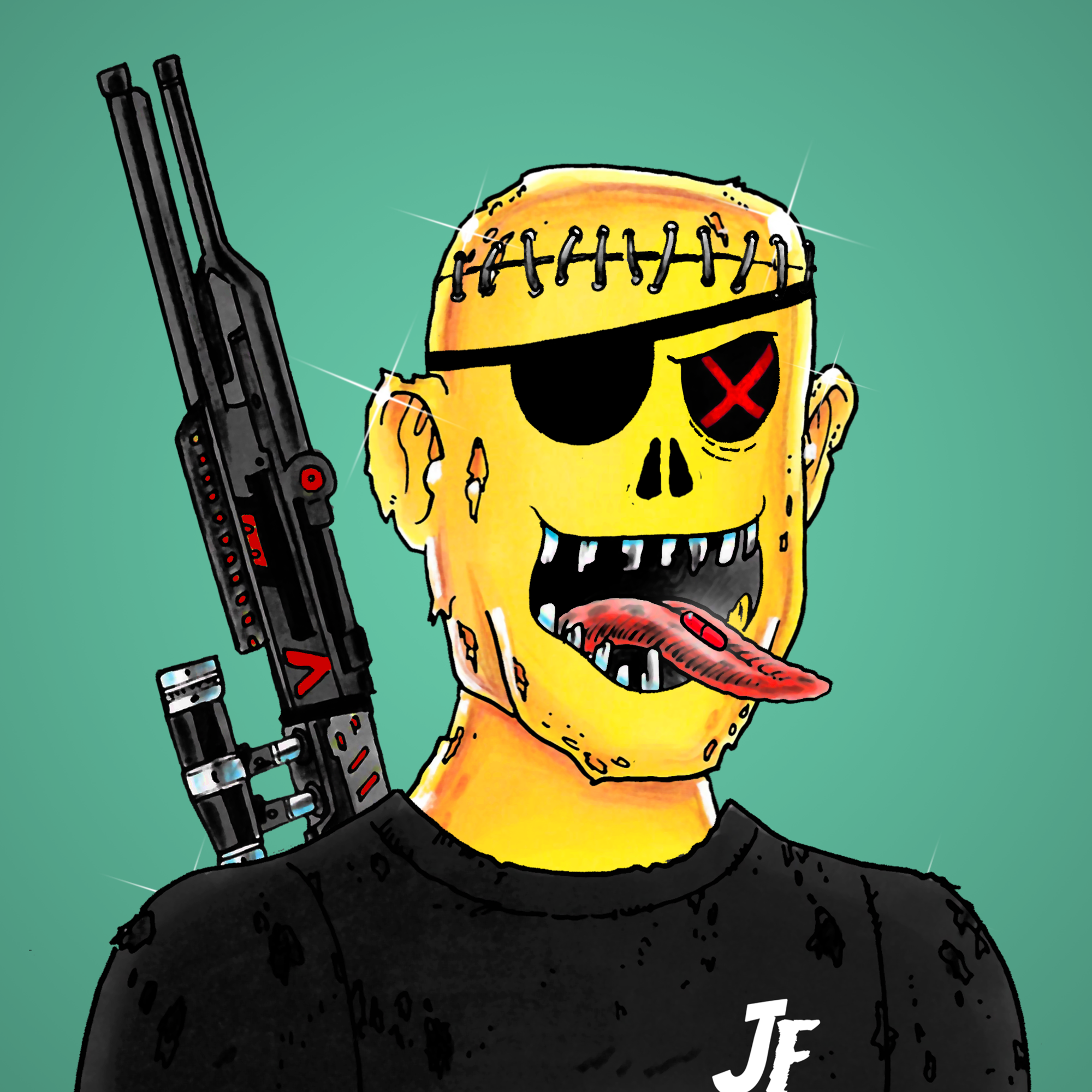 George Trosley - Jungle Freaks - Jungle Freak 9811 - NFT # 9811