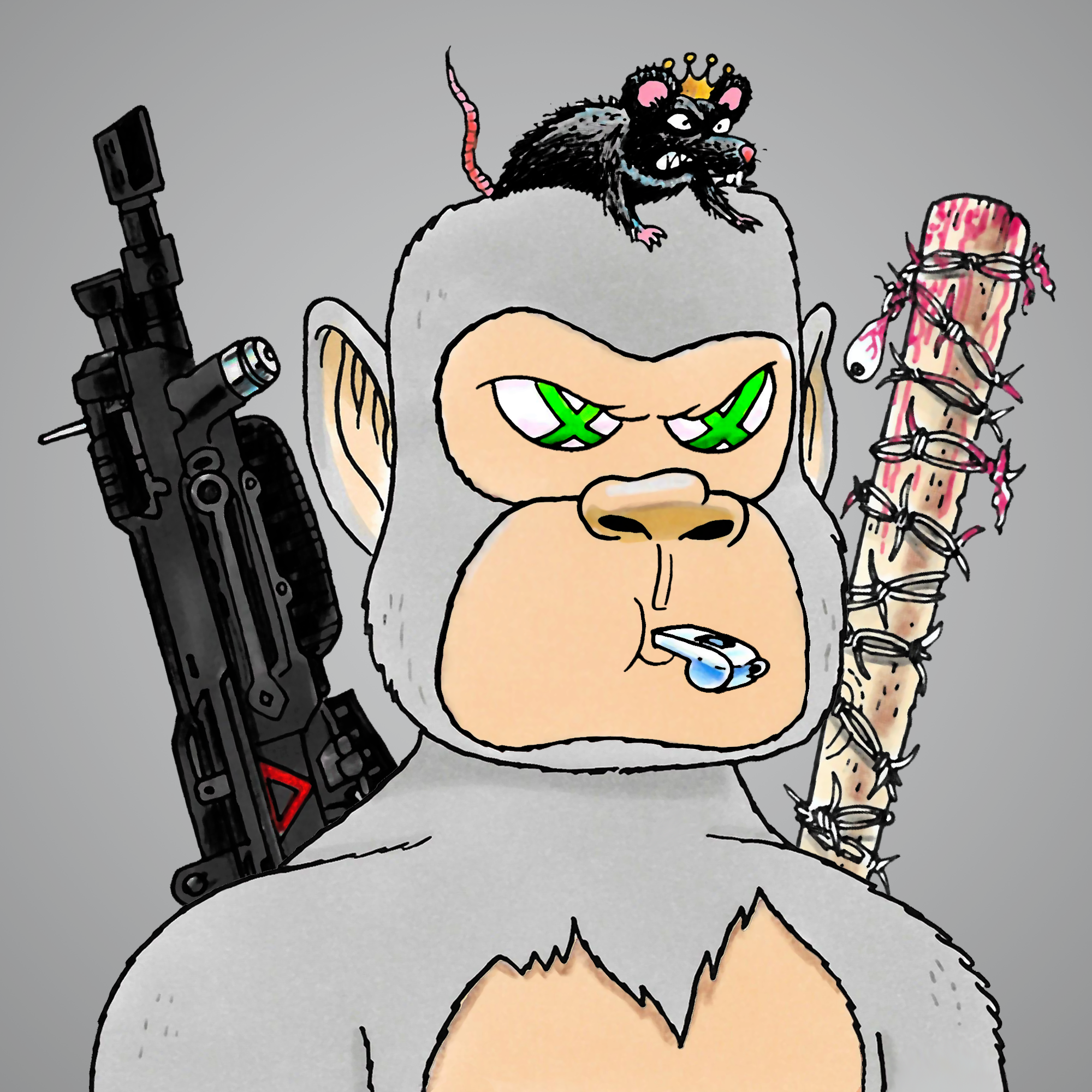 George Trosley - Jungle Freaks - Jungle Freak 9813 - NFT # 9813