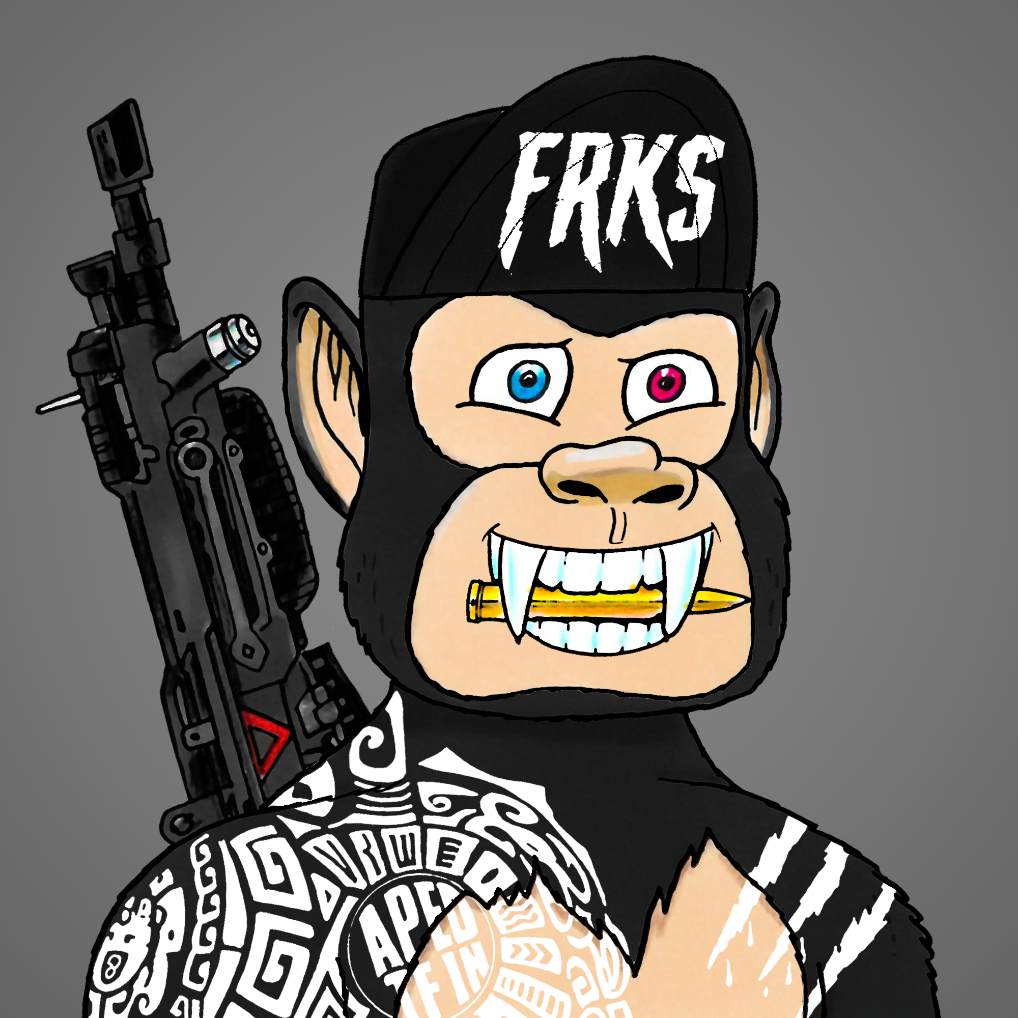 George Trosley - Jungle Freaks - Jungle Freak 9814 - NFT # 9814