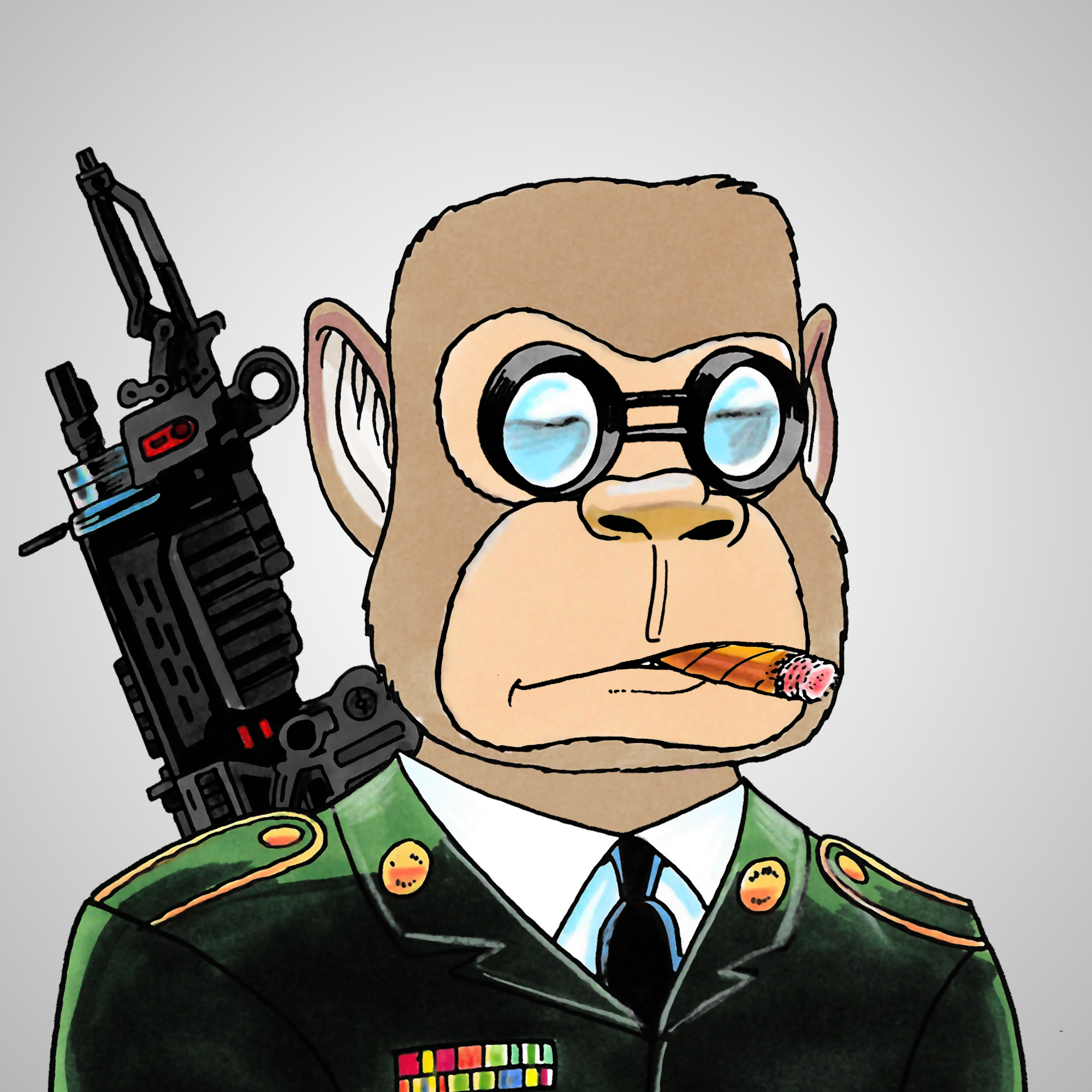 George Trosley - Jungle Freaks - Jungle Freak 9817 - NFT # 9817