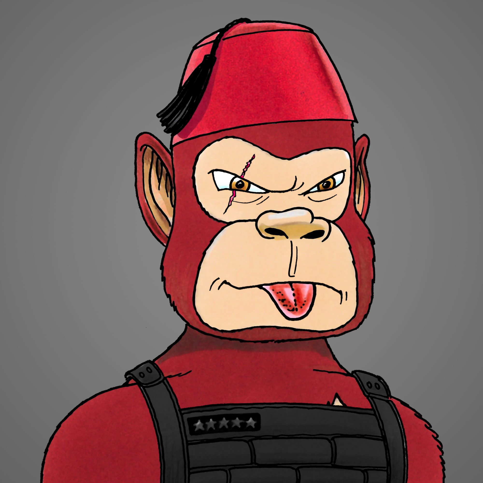 George Trosley - Jungle Freaks - Jungle Freak 982 - NFT # 982