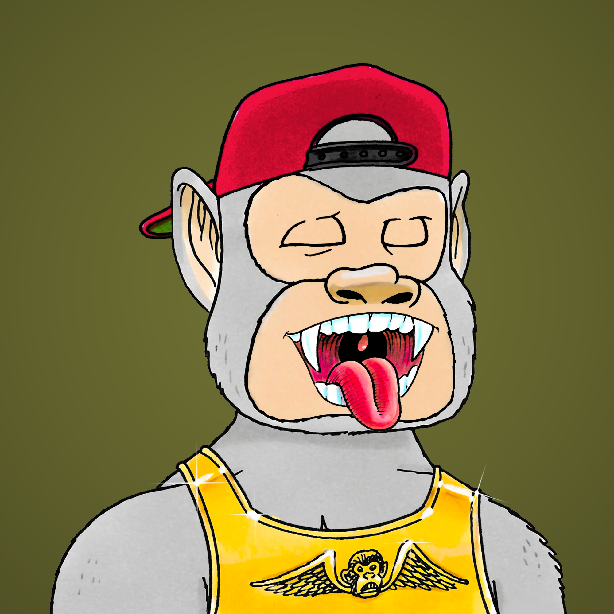 George Trosley - Jungle Freaks - Jungle Freak 9821 - NFT # 9821