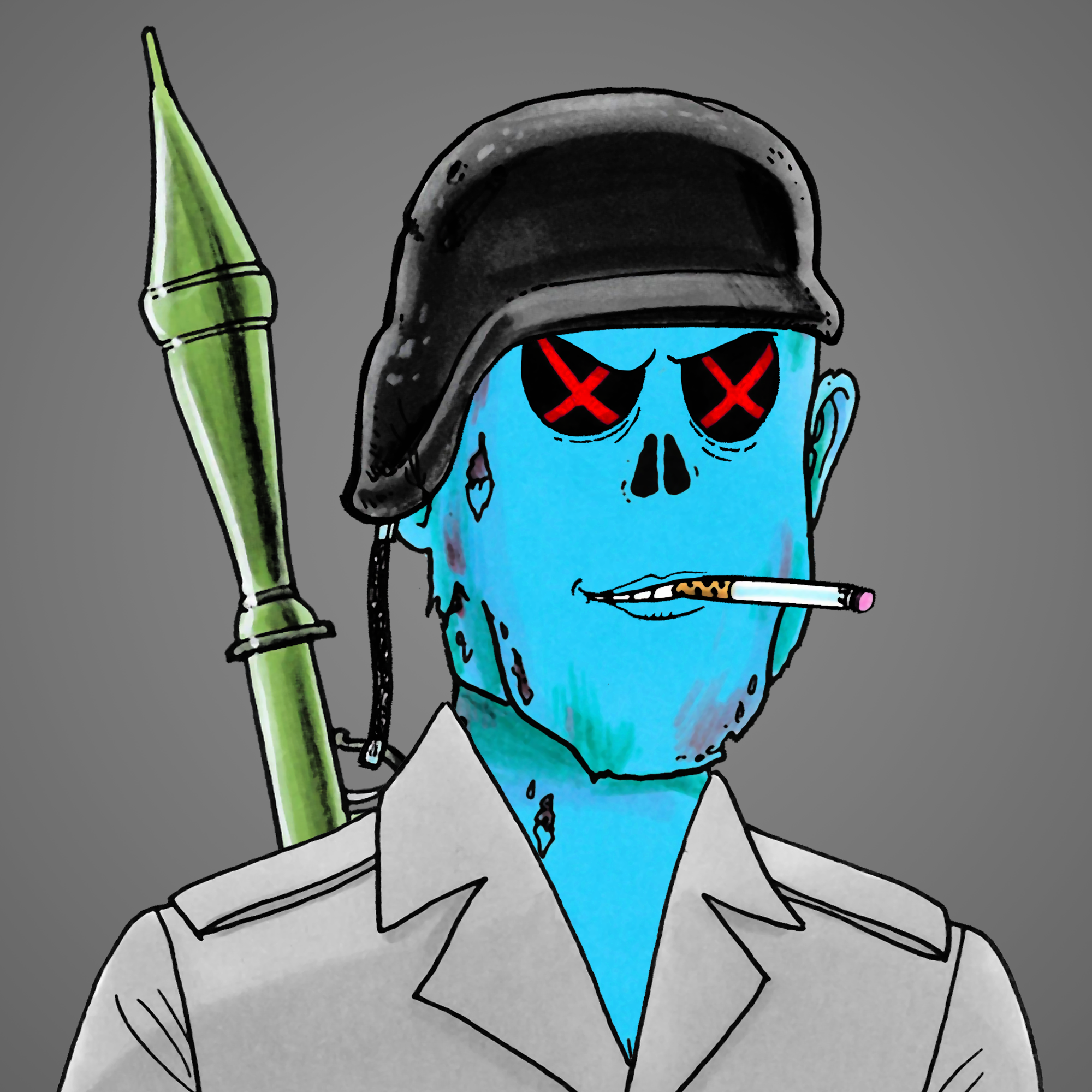 George Trosley - Jungle Freaks - Jungle Freak 9822 - NFT # 9822