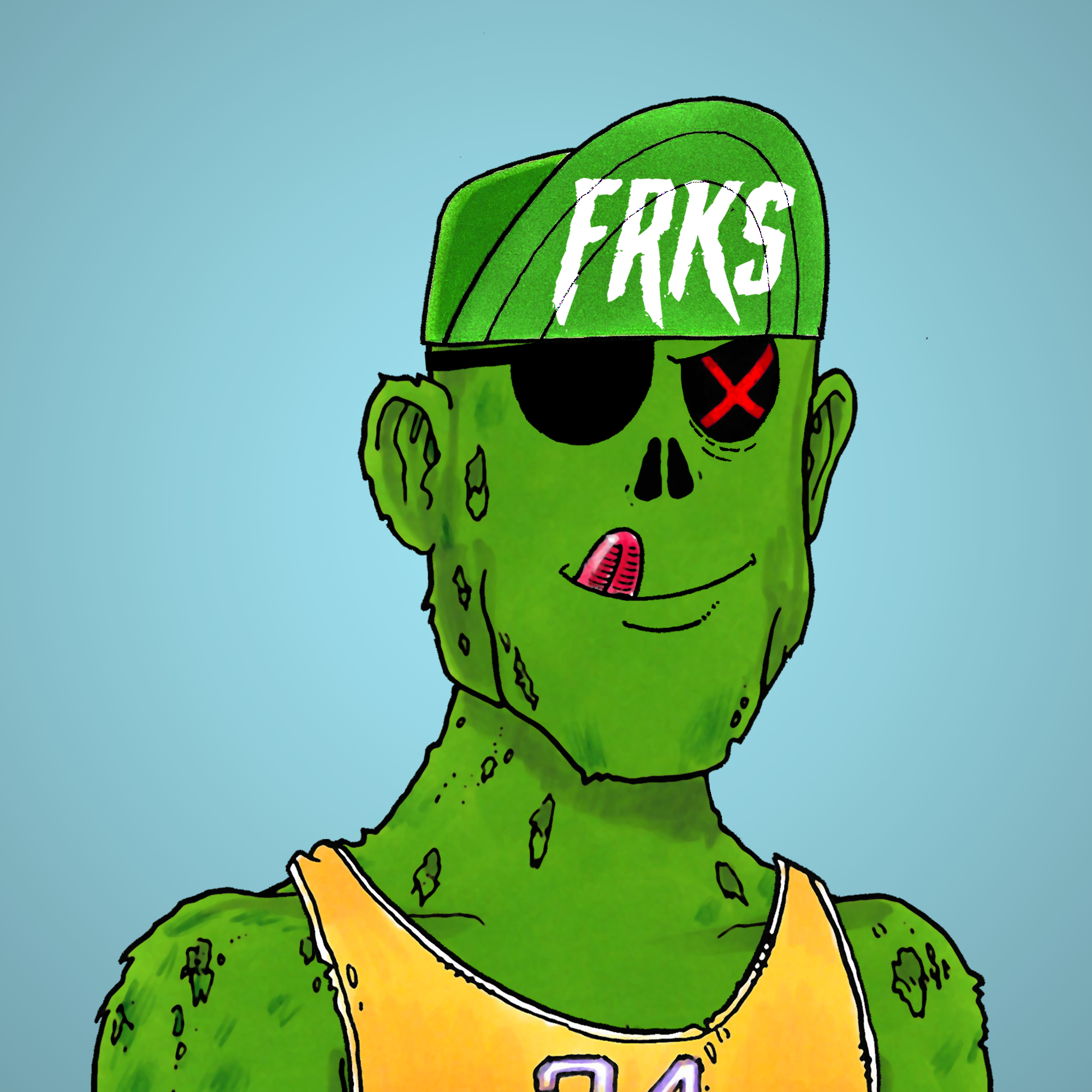 George Trosley - Jungle Freaks - Jungle Freak 9831 - NFT # 9831