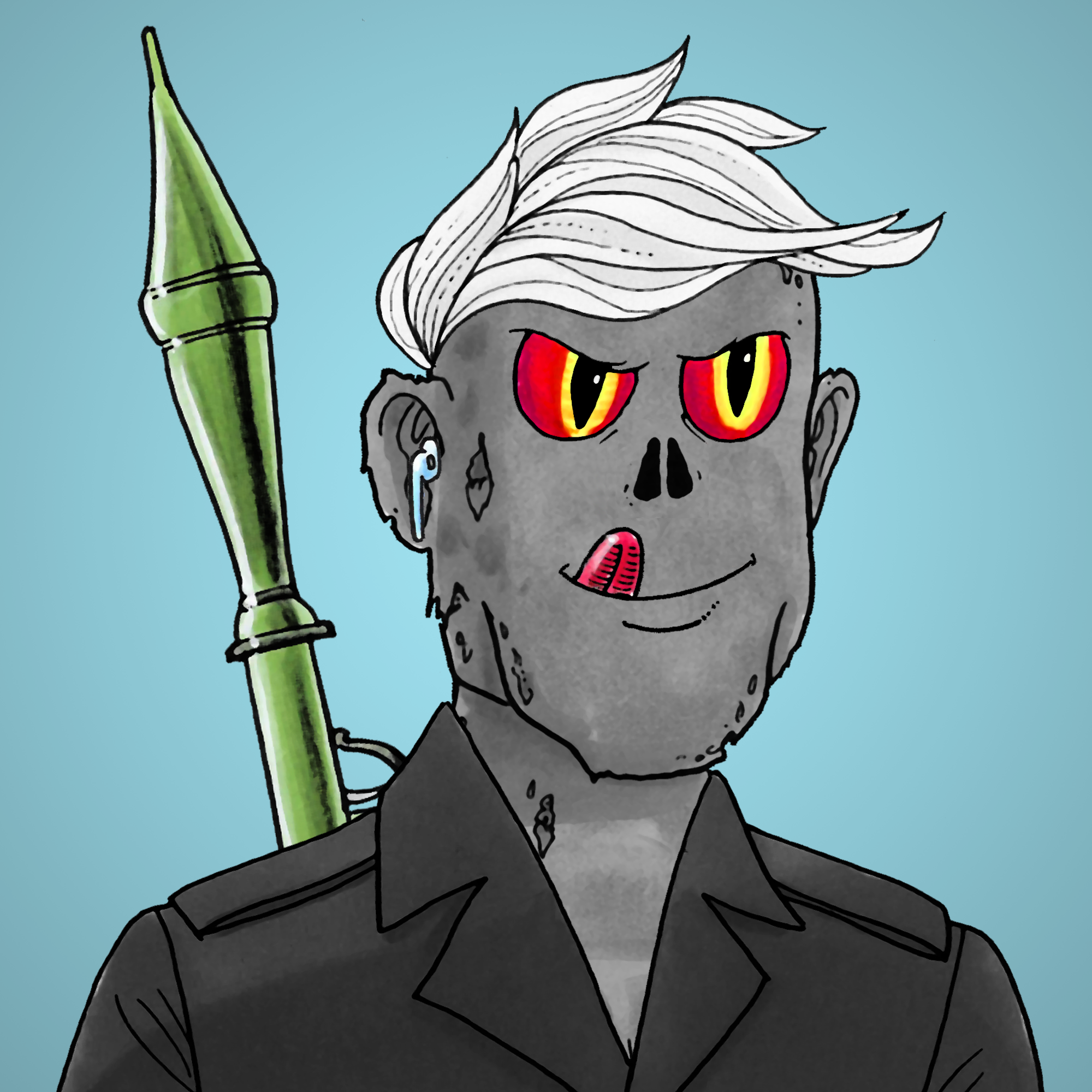 George Trosley - Jungle Freaks - Jungle Freak 9832 - NFT # 9832