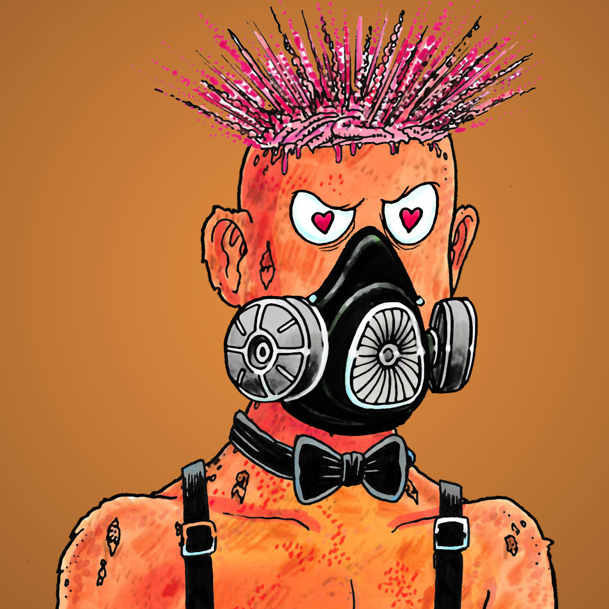 George Trosley - Jungle Freaks - Jungle Freak 9834 - NFT # 9834