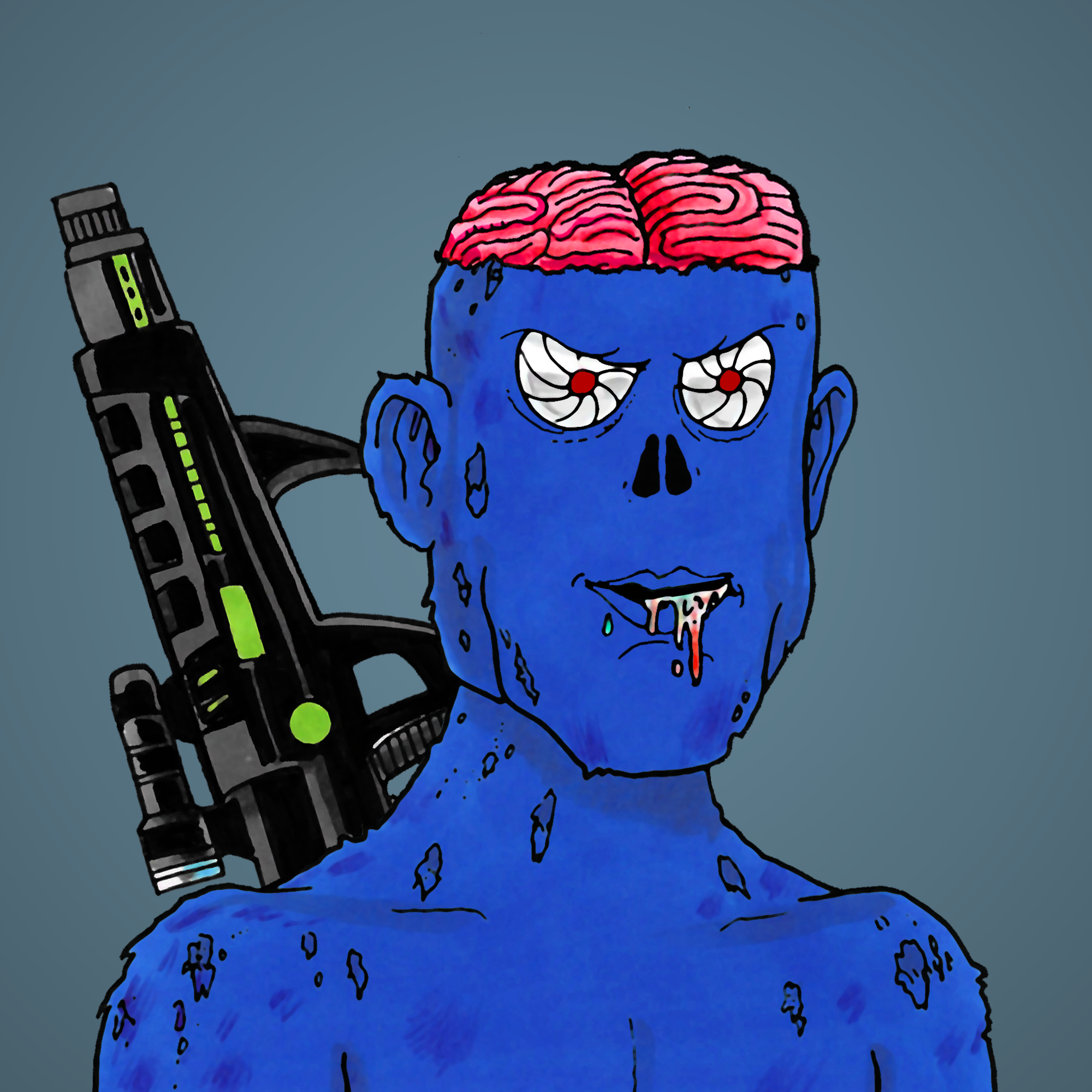 George Trosley - Jungle Freaks - Jungle Freak 9835 - NFT # 9835