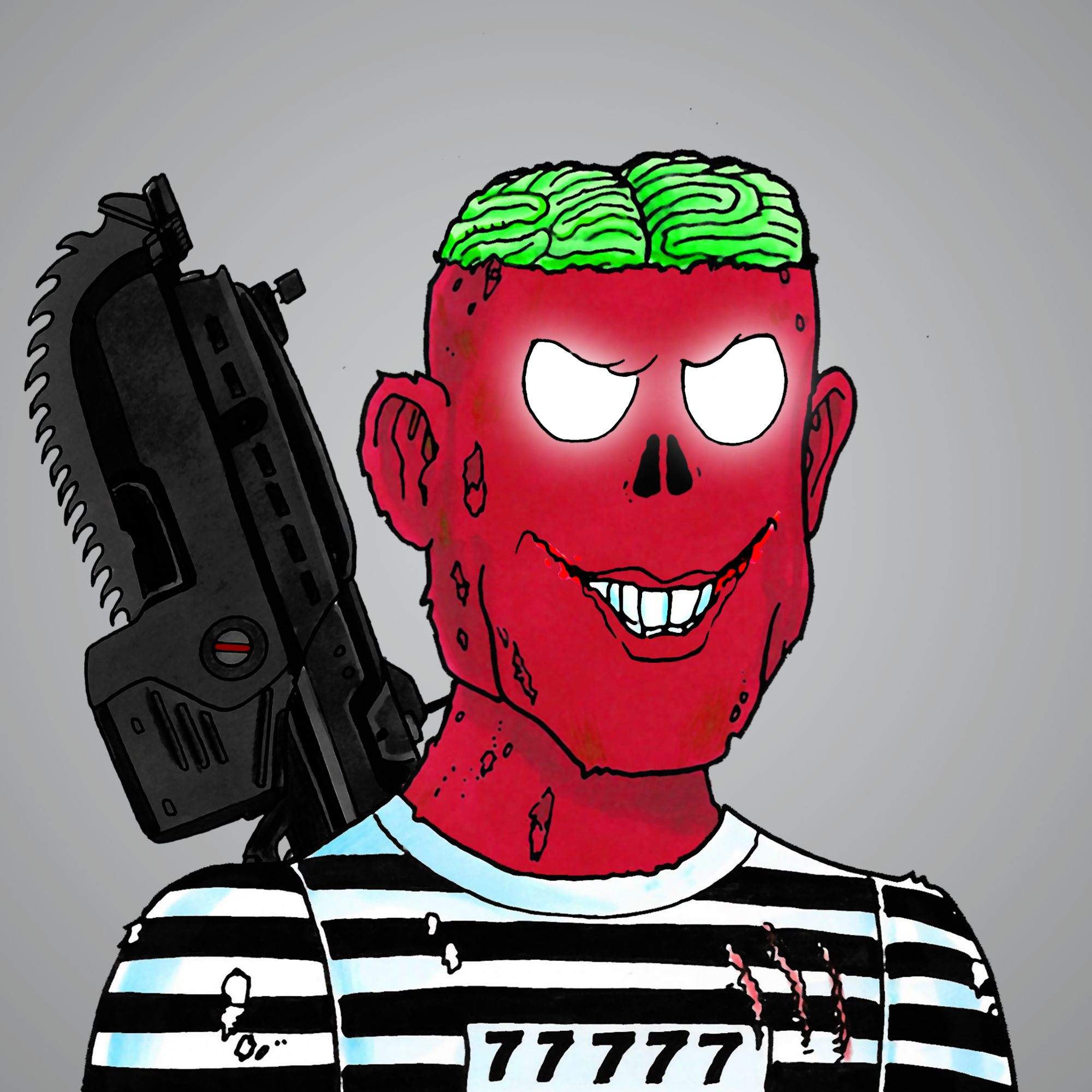 George Trosley - Jungle Freaks - Jungle Freak 9836 - NFT # 9836