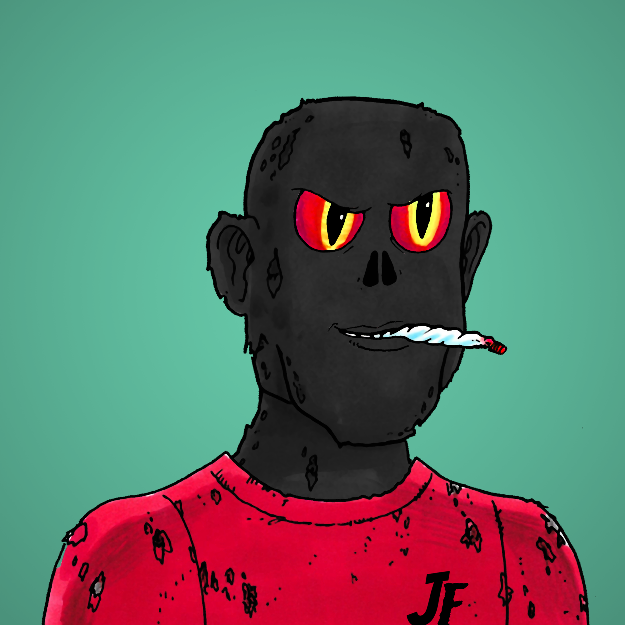 George Trosley - Jungle Freaks - Jungle Freak 9837 - NFT # 9837