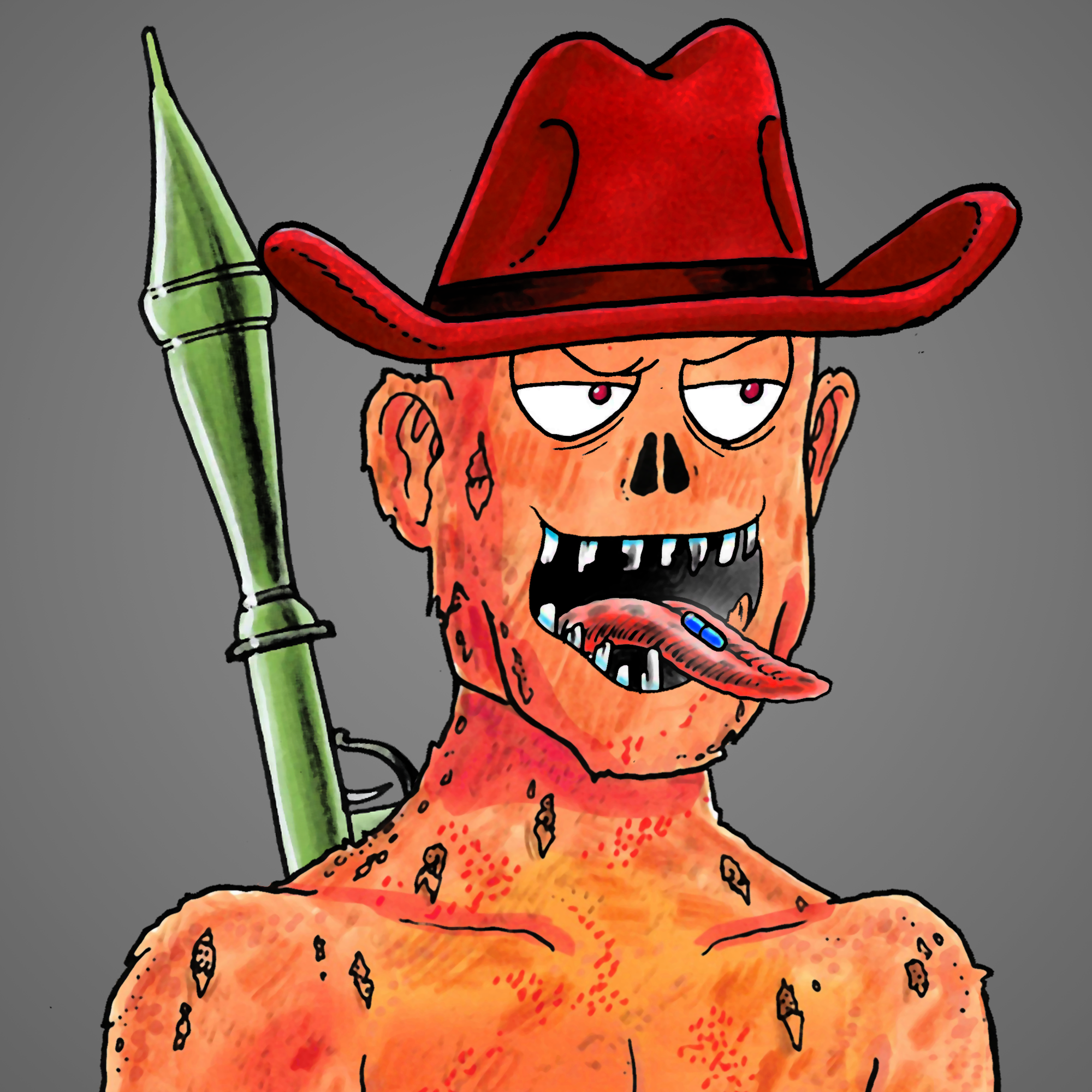 George Trosley - Jungle Freaks - Jungle Freak 9839 - NFT # 9839