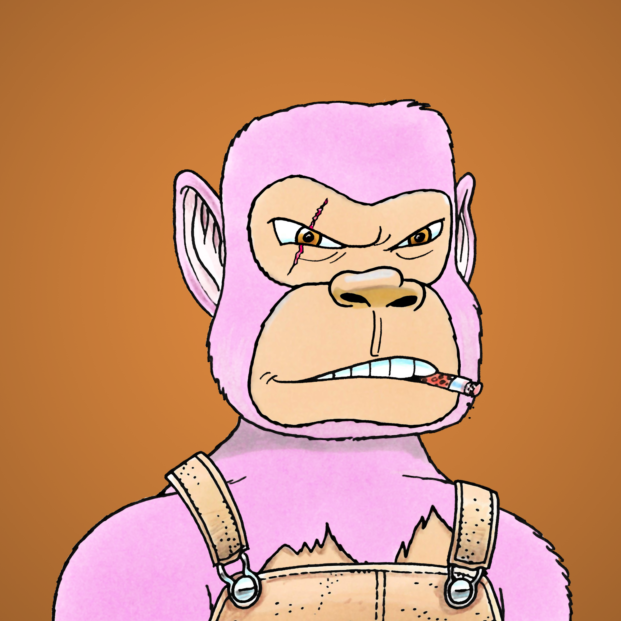 George Trosley - Jungle Freaks - Jungle Freak 984 - NFT # 984