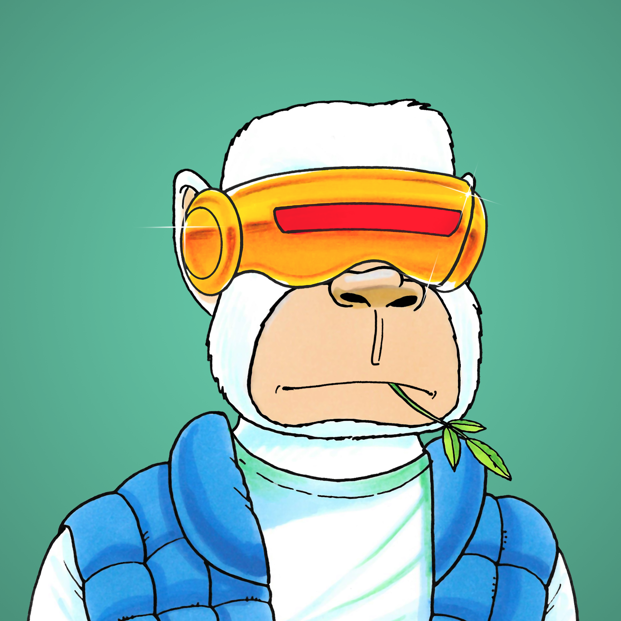 George Trosley - Jungle Freaks - Jungle Freak 9844 - NFT # 9844