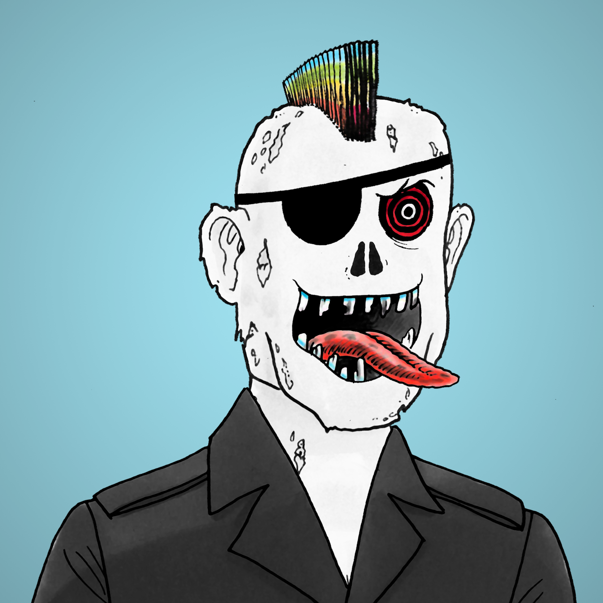 George Trosley - Jungle Freaks - Jungle Freak 9845 - NFT # 9845