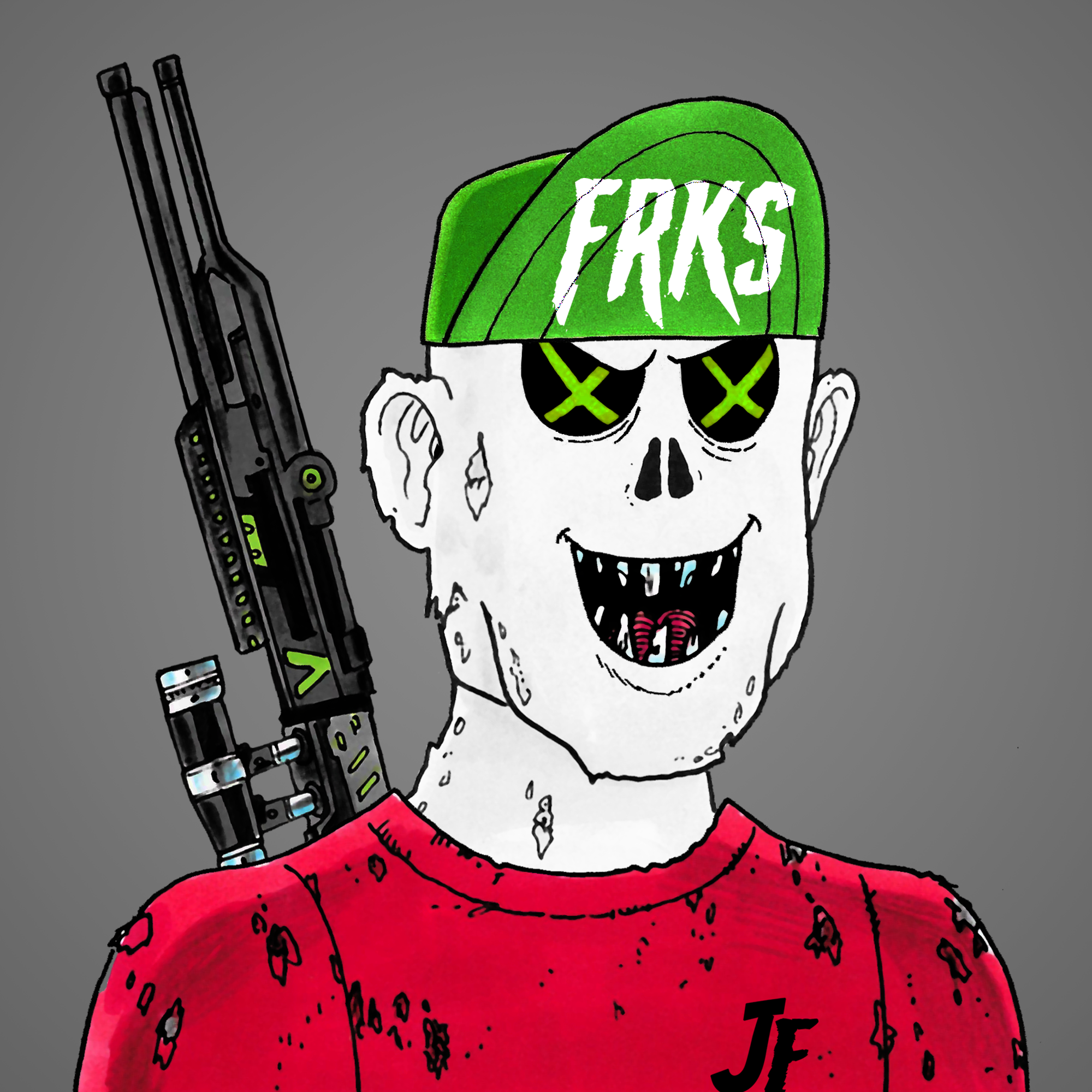 George Trosley - Jungle Freaks - Jungle Freak 9847 - NFT # 9847