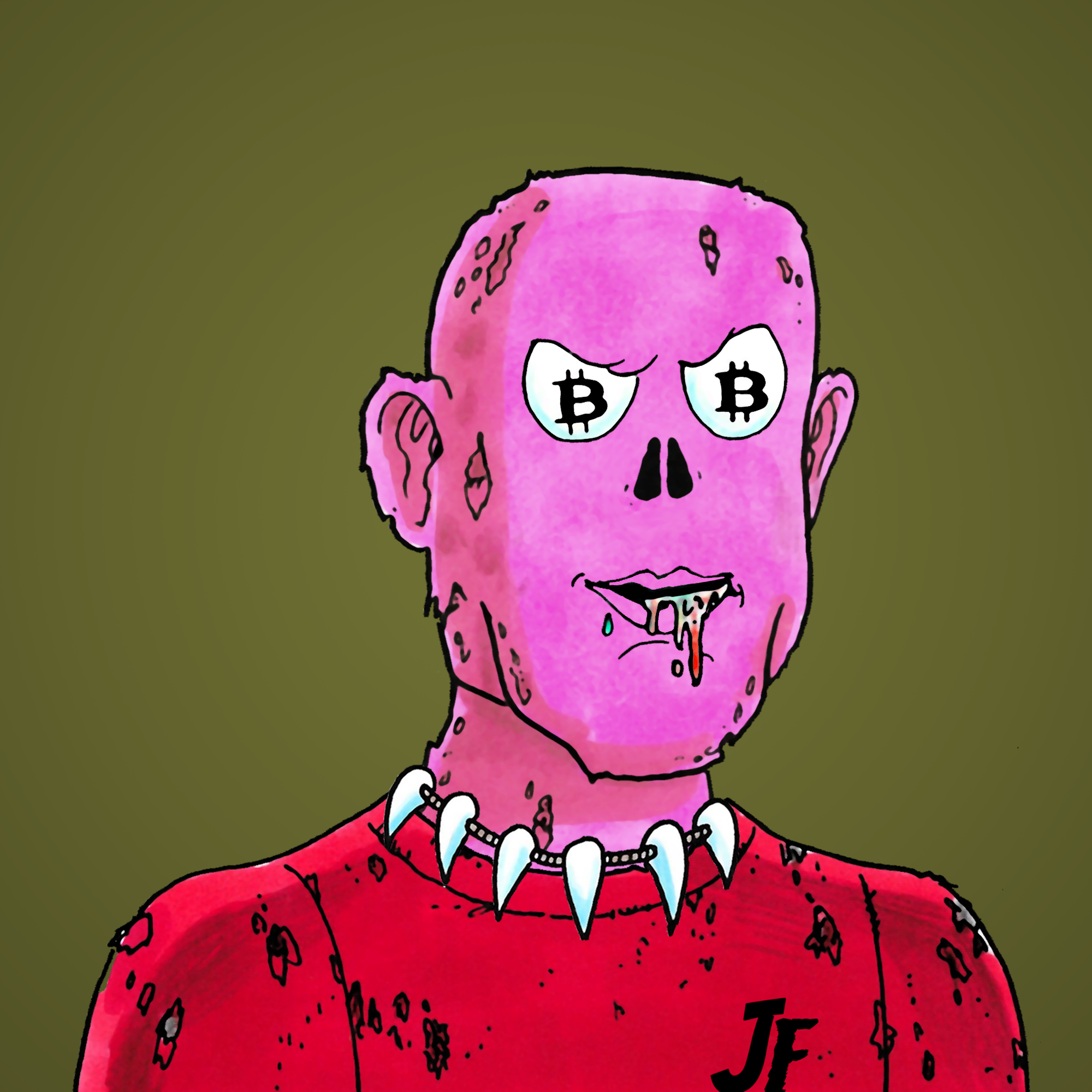 George Trosley - Jungle Freaks - Jungle Freak 9848 - NFT # 9848