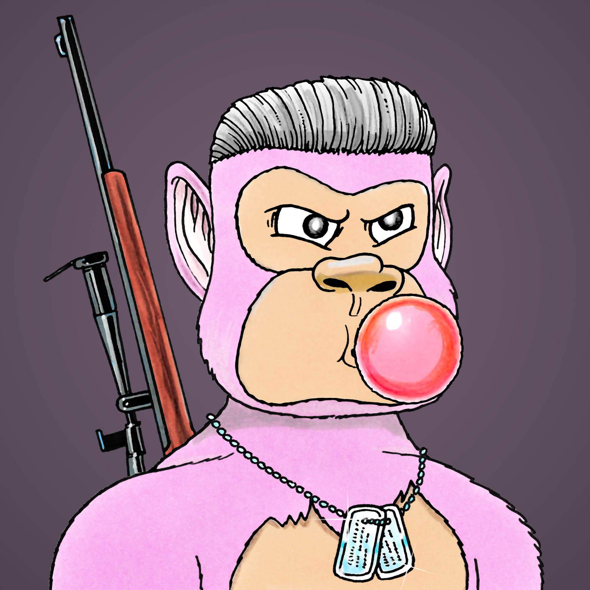 George Trosley - Jungle Freaks - Jungle Freak 9849 - NFT # 9849