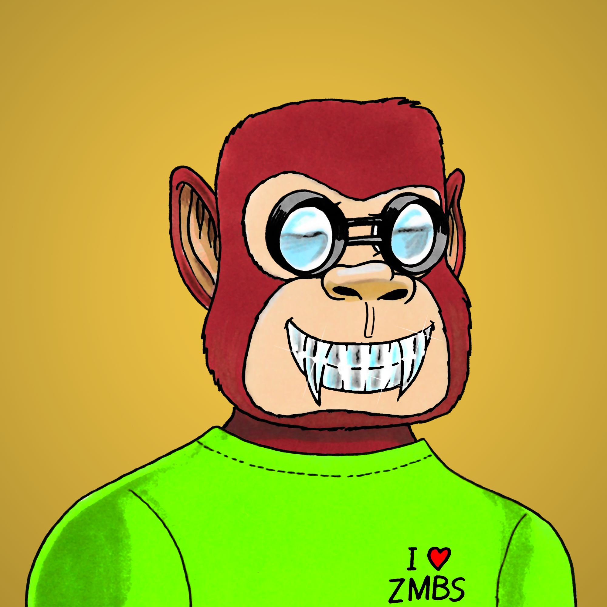 George Trosley - Jungle Freaks - Jungle Freak 985 - NFT # 985