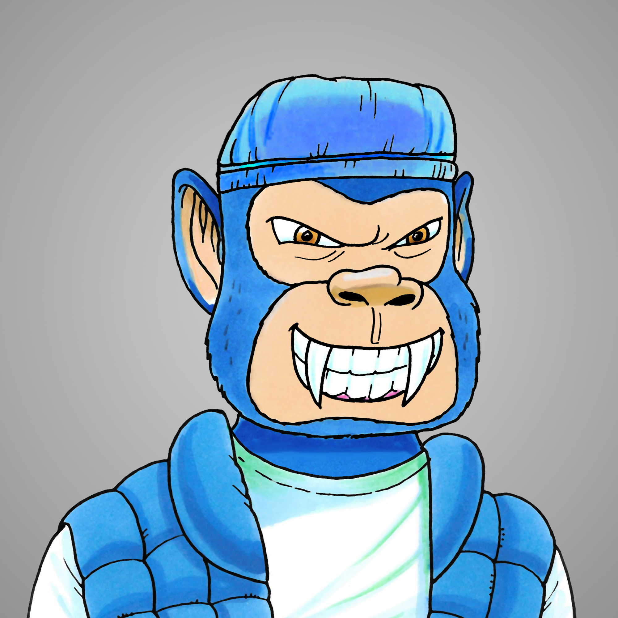 George Trosley - Jungle Freaks - Jungle Freak 9850 - NFT # 9850