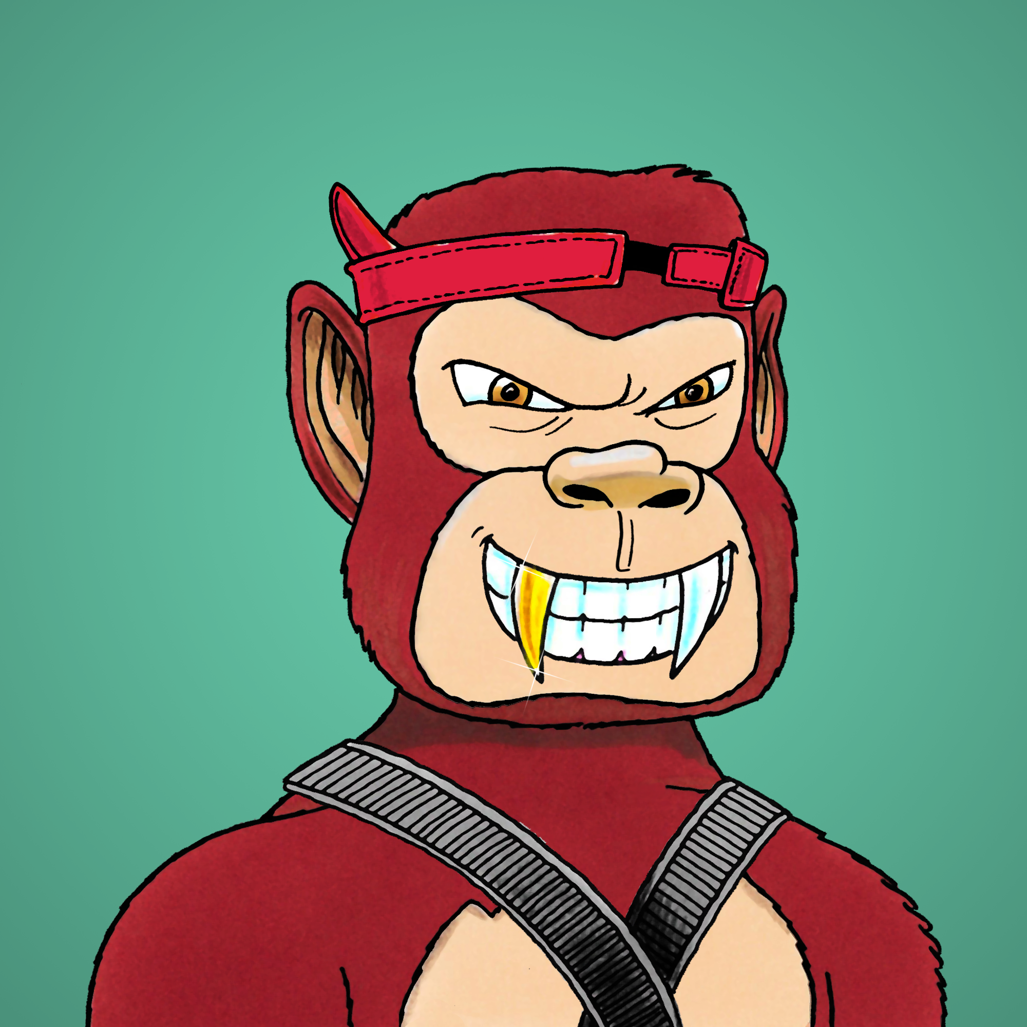 George Trosley - Jungle Freaks - Jungle Freak 9853 - NFT # 9853