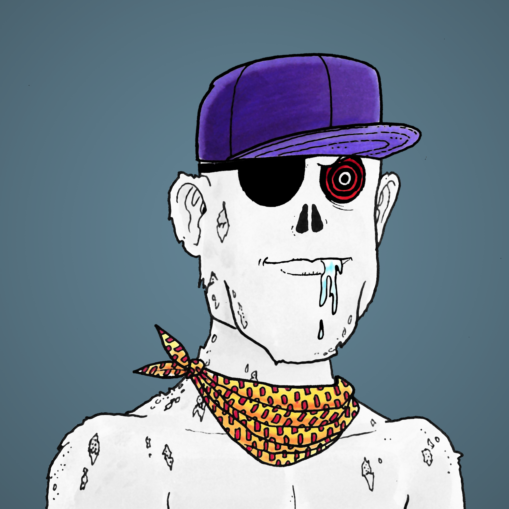 George Trosley - Jungle Freaks - Jungle Freak 9854 - NFT # 9854