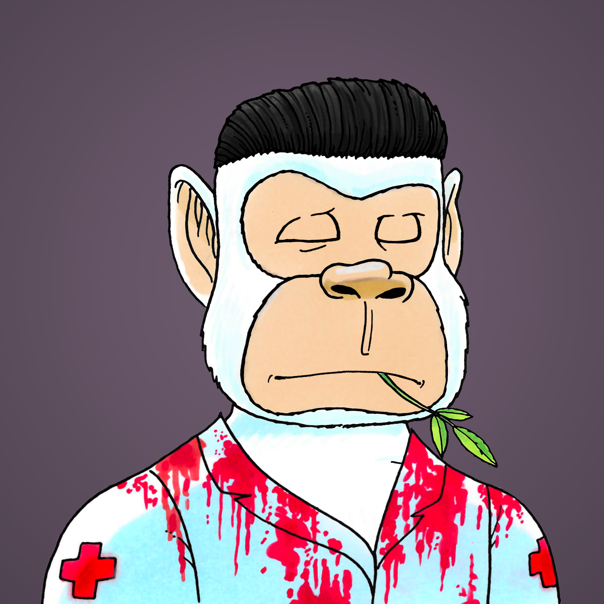 George Trosley - Jungle Freaks - Jungle Freak 9858 - NFT # 9858