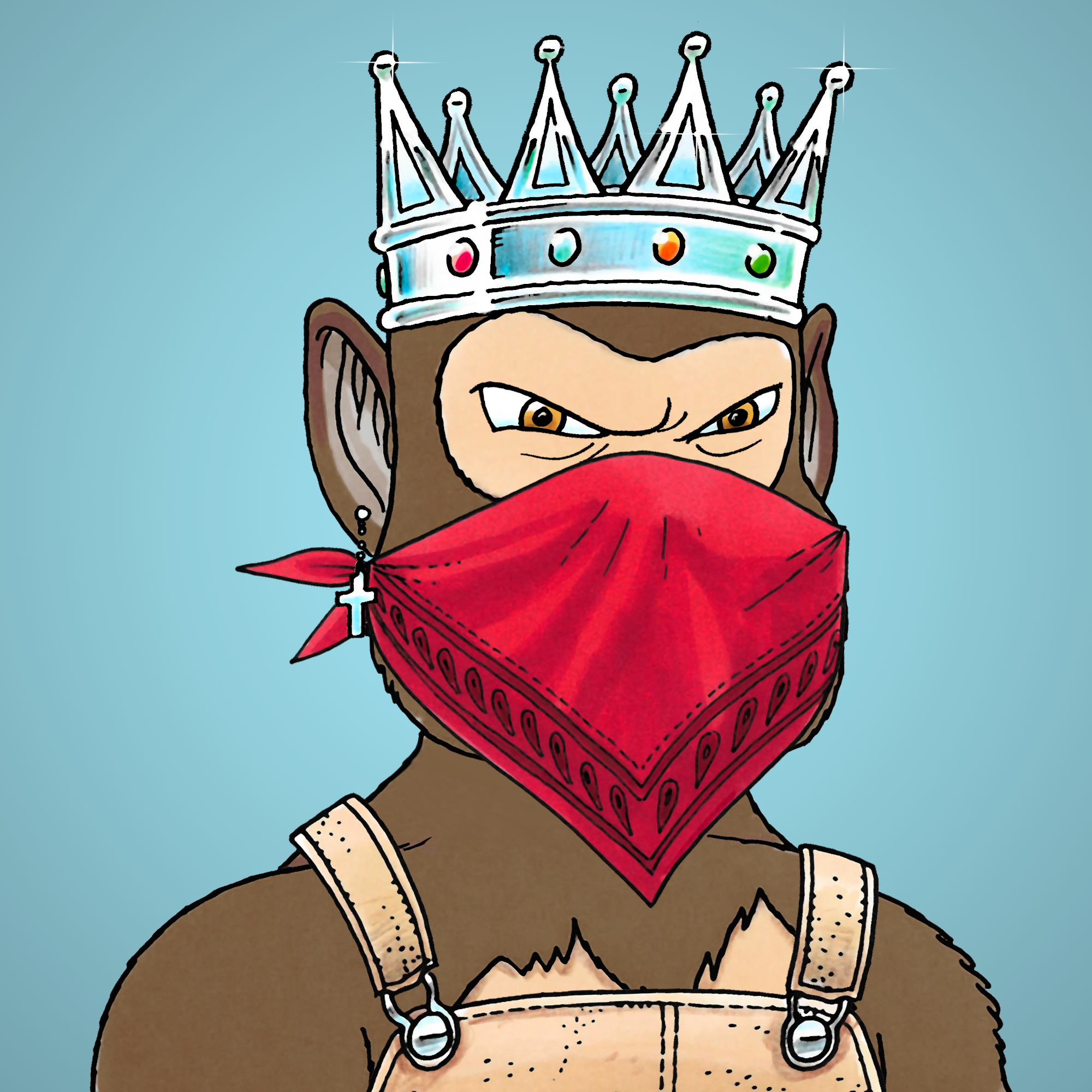 George Trosley - Jungle Freaks - Jungle Freak 9859 - NFT # 9859