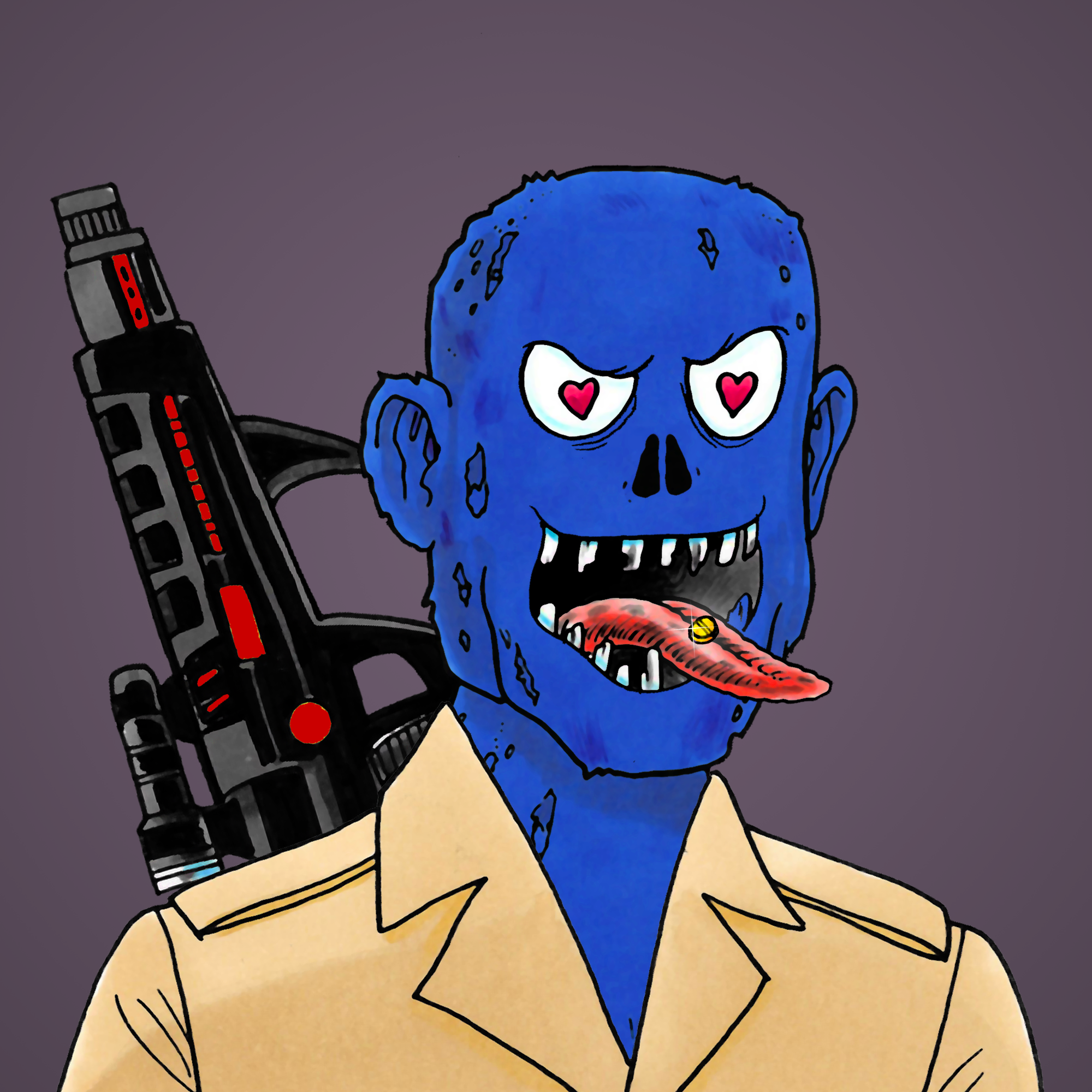 George Trosley - Jungle Freaks - Jungle Freak 986 - NFT # 986