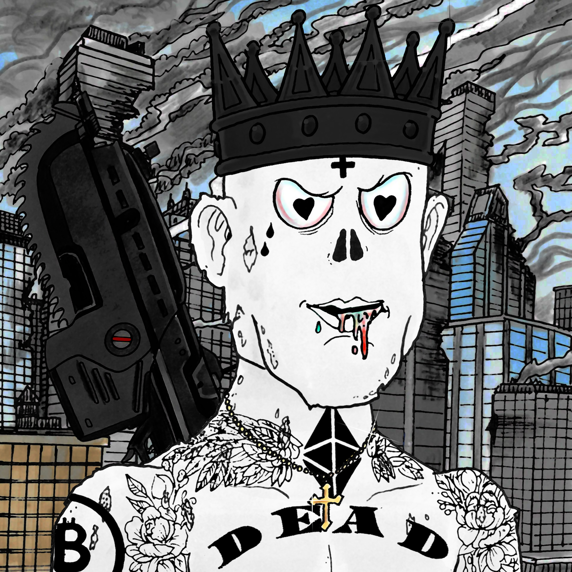 George Trosley - Jungle Freaks - Jungle Freak 9860 - NFT # 9860