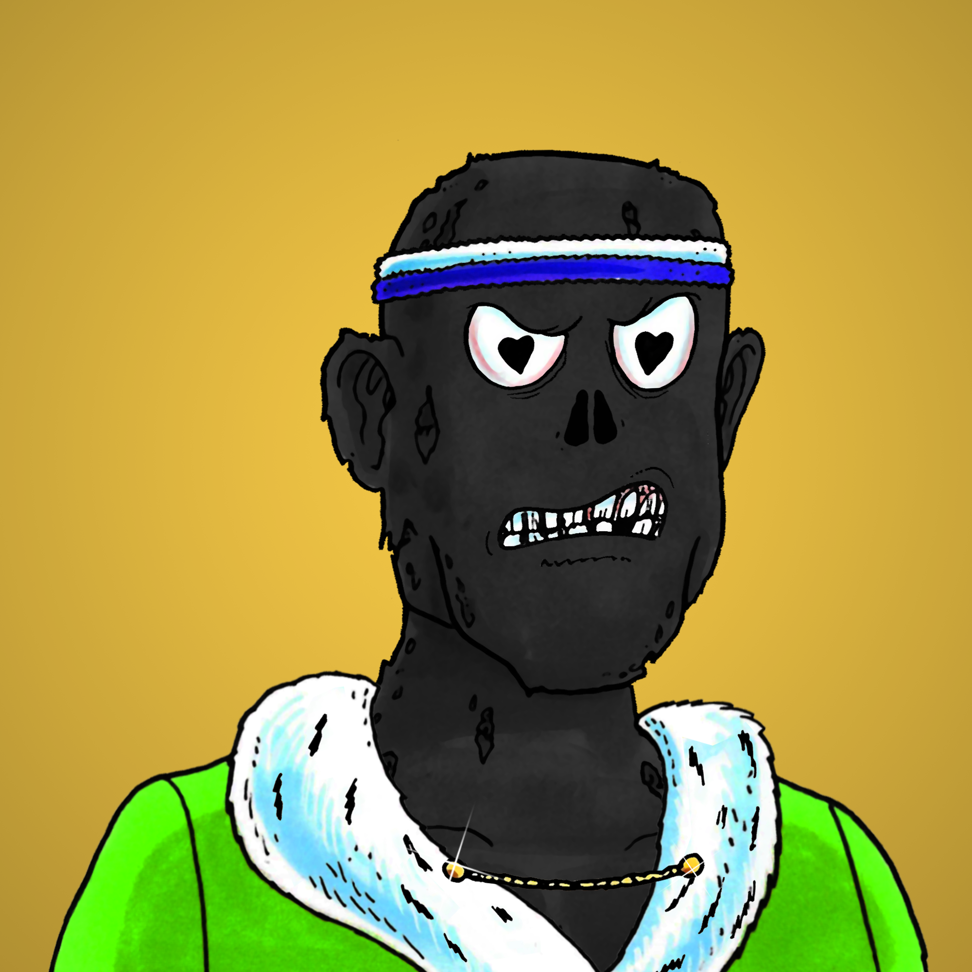 George Trosley - Jungle Freaks - Jungle Freak 9861 - NFT # 9861