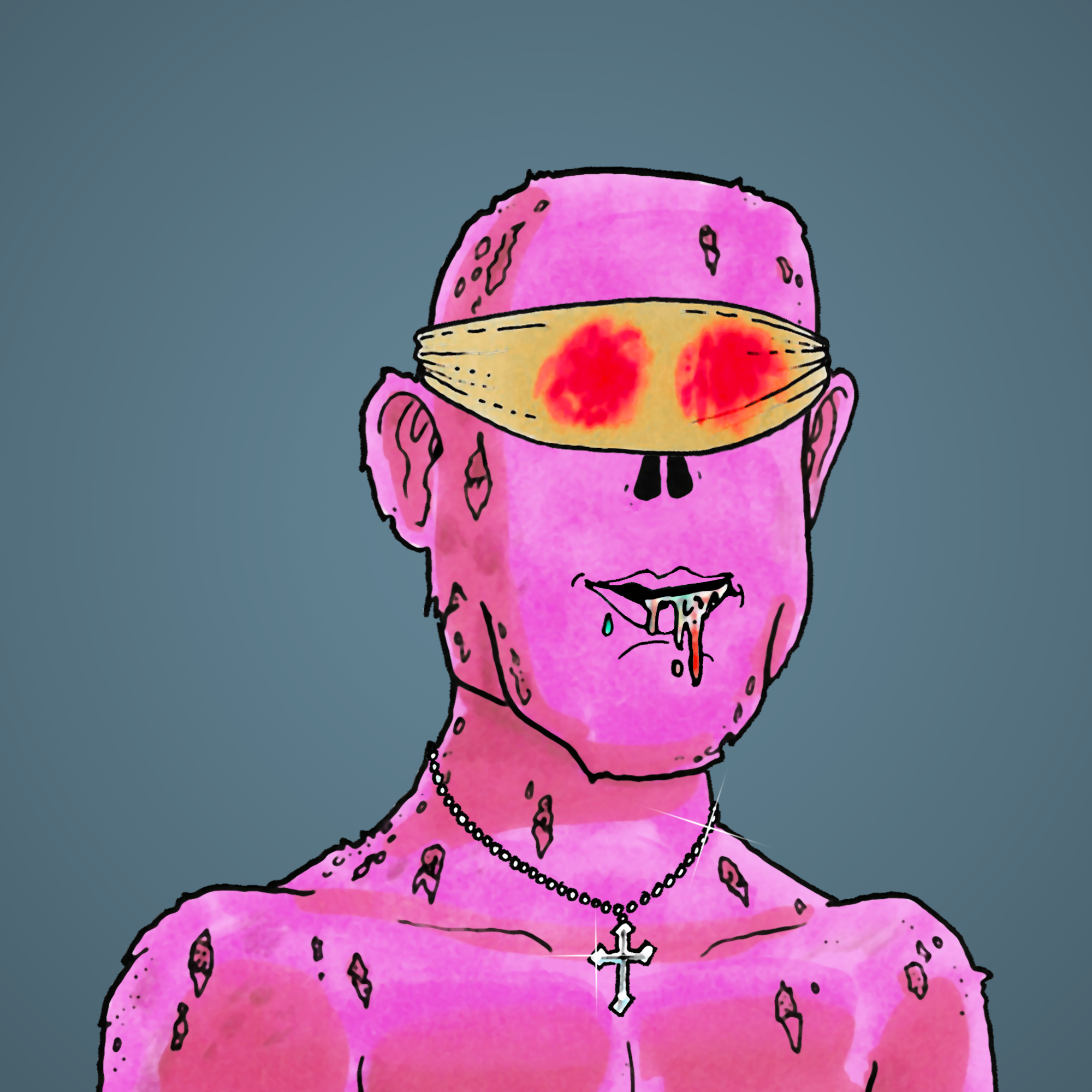 George Trosley - Jungle Freaks - Jungle Freak 9862 - NFT # 9862